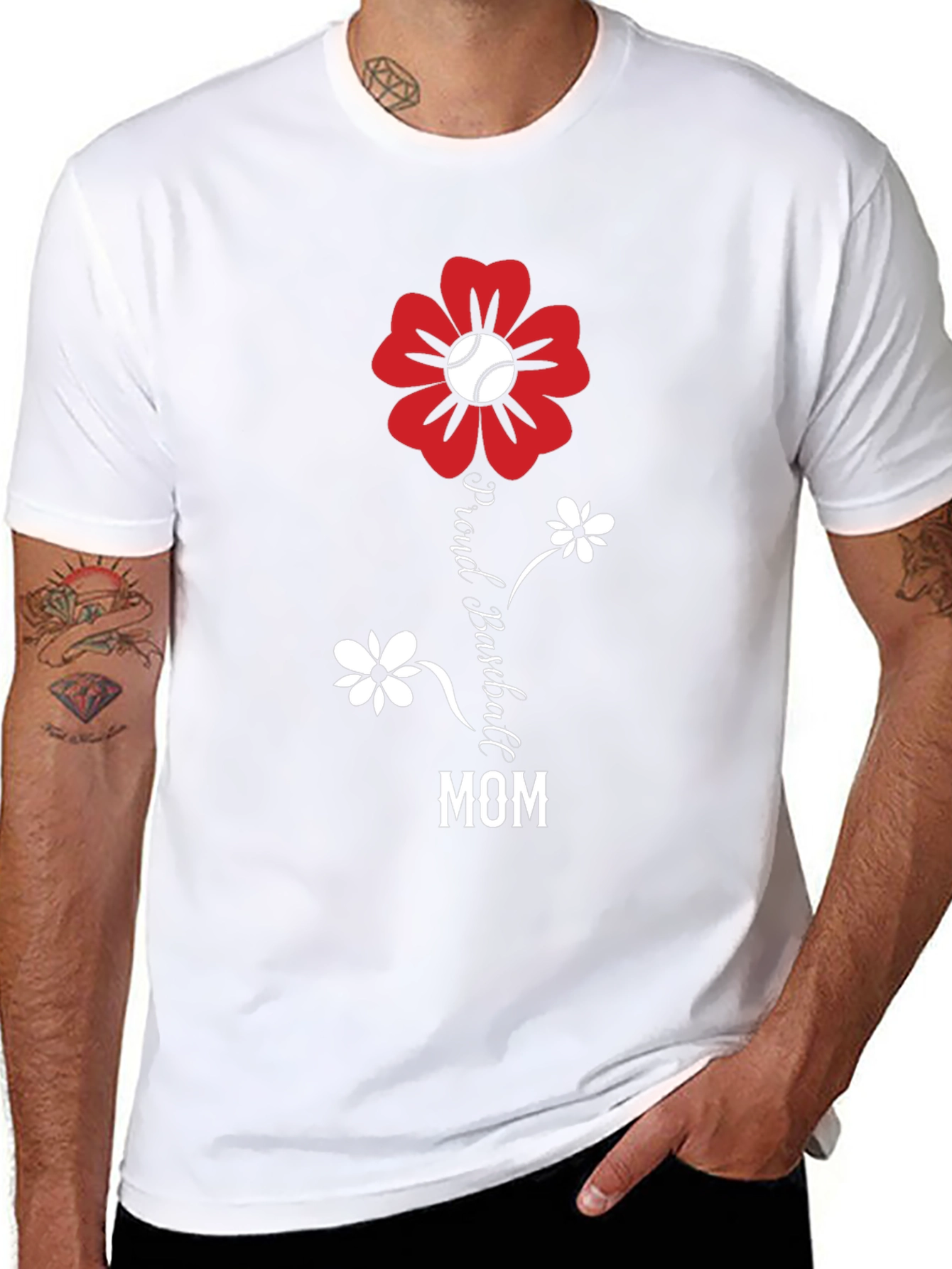 Proud Baseball Mom T-Shirt