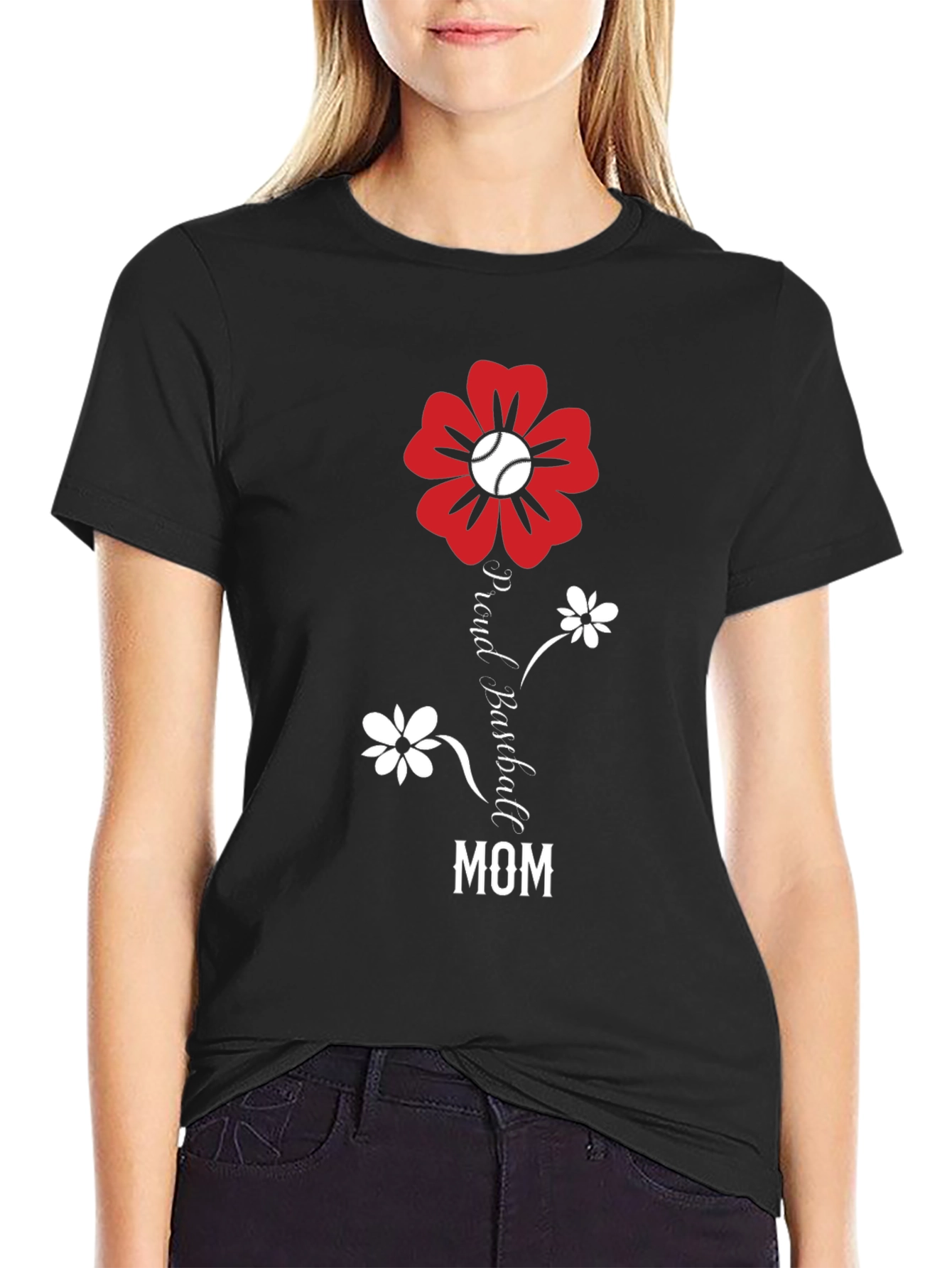 Proud Baseball Mom T-Shirt