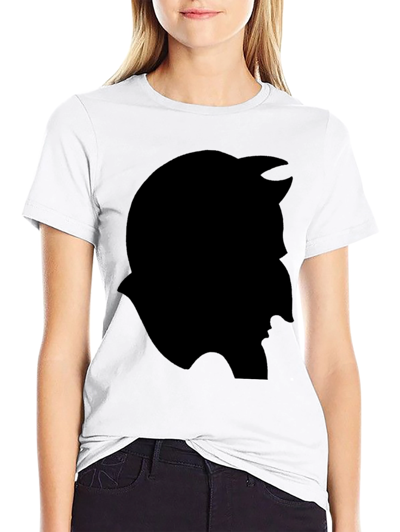 Silhouette Graphic T-Shirt - Mens Black Tee