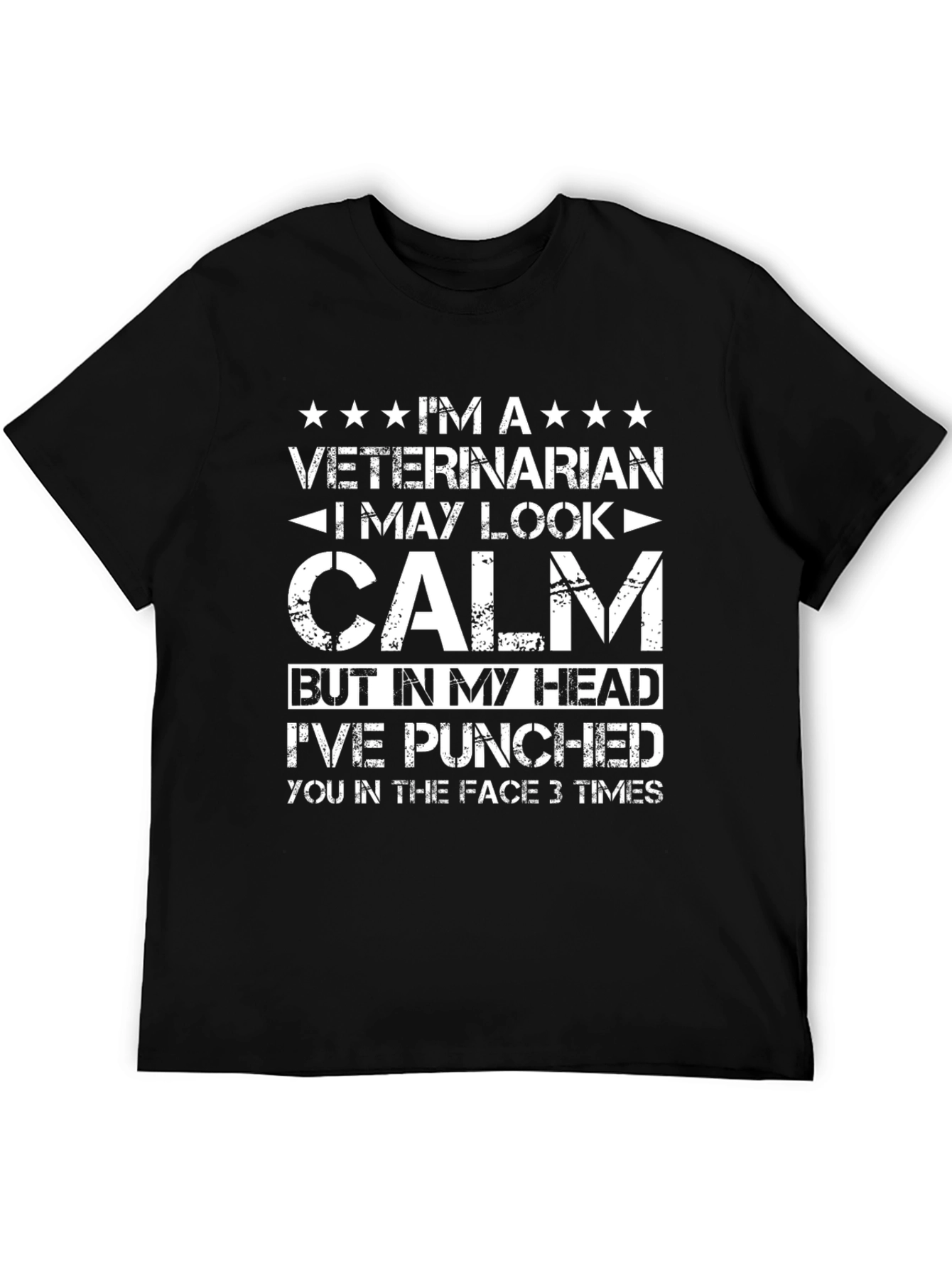 Veterinarian Calm Funny T-Shirt