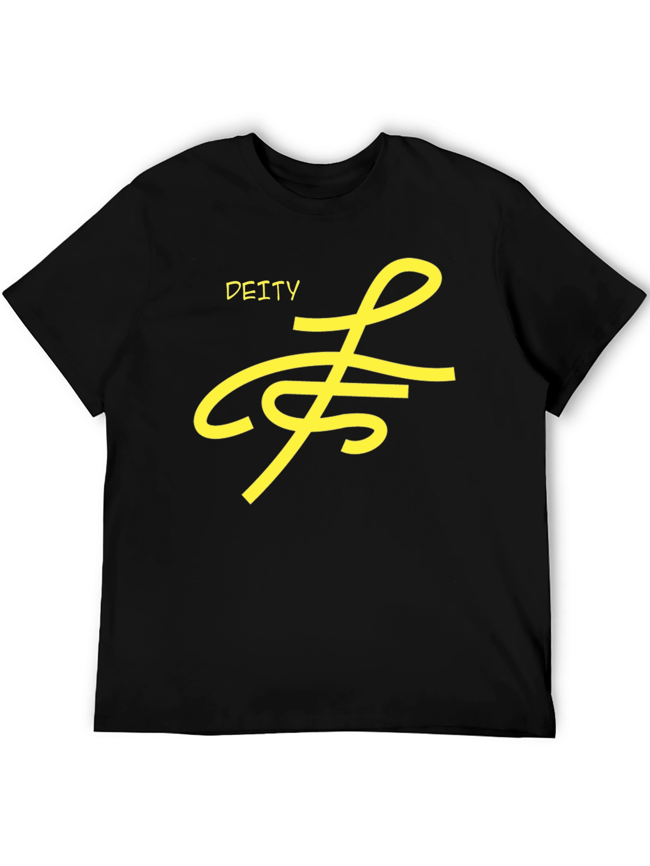 Deity Graphic Tee - Black Stylish Casual Wear