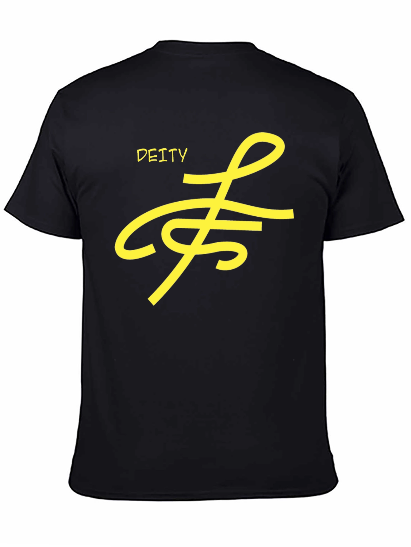 Deity Graphic Tee - Black Stylish Casual Wear