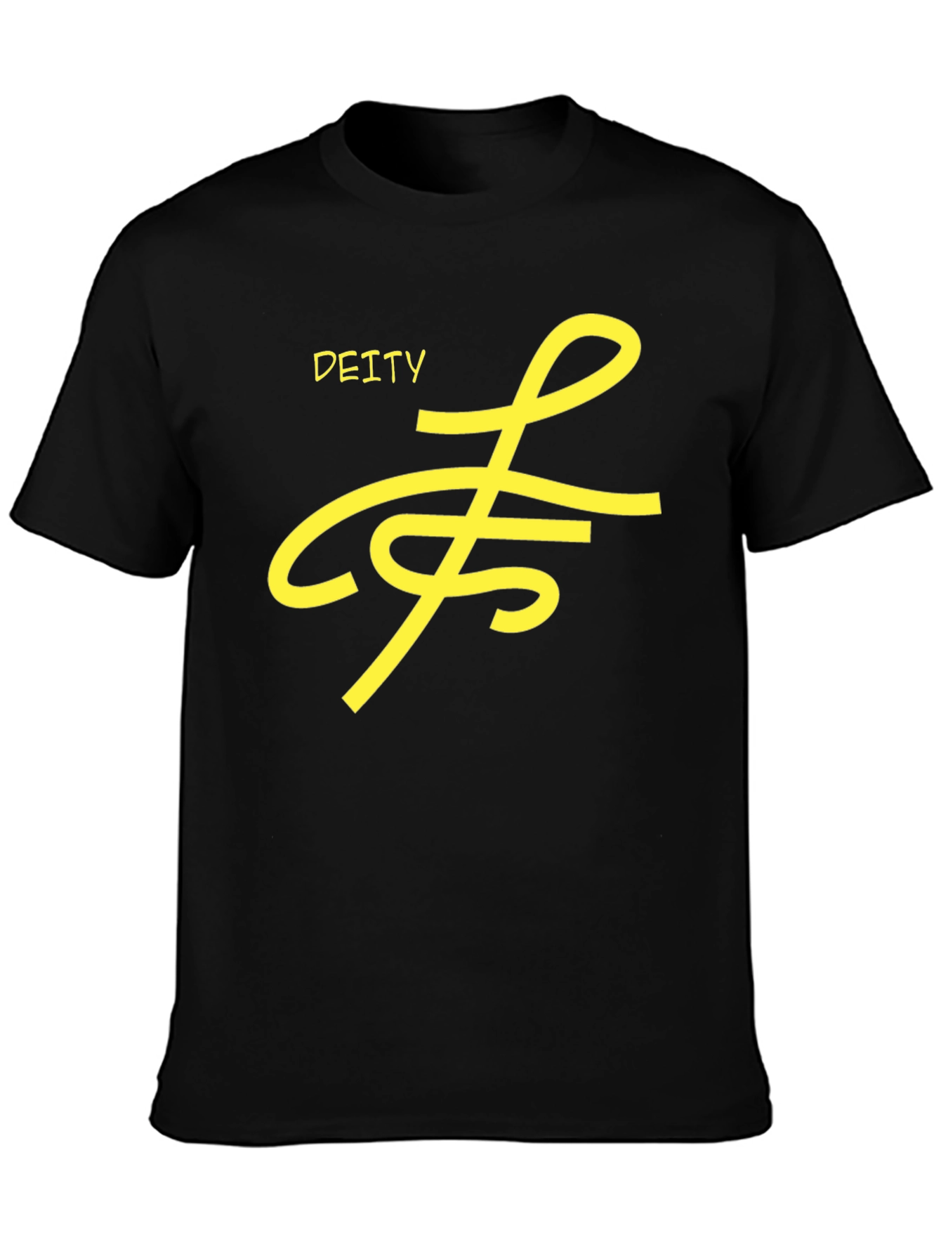 Deity Graphic Tee - Black Stylish Casual Wear