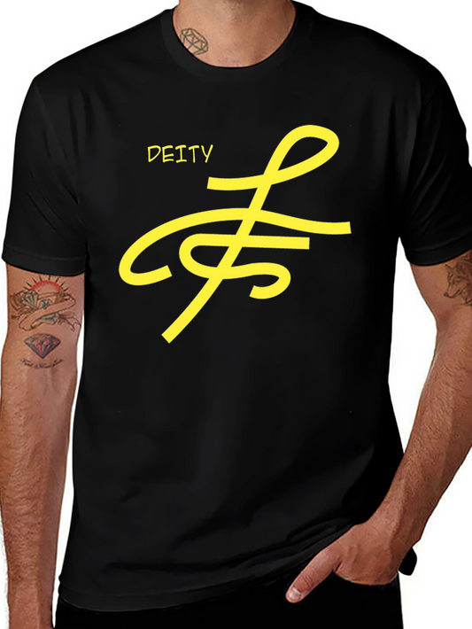Deity Graphic Tee - Black Stylish Casual Wear
