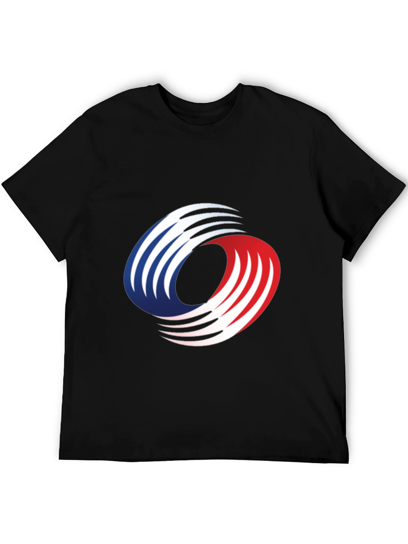 Abstract Graphic Tee - Red White & Blue