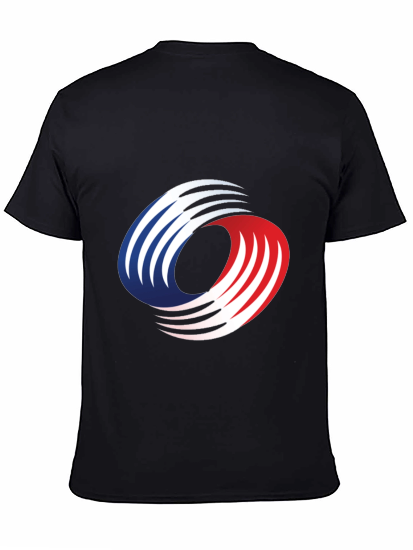 Abstract Graphic Tee - Red White & Blue