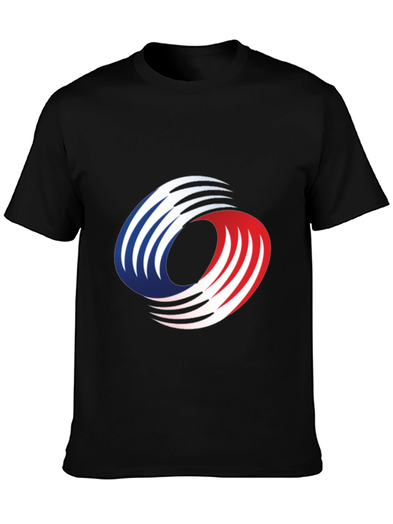 Abstract Graphic Tee - Red White & Blue