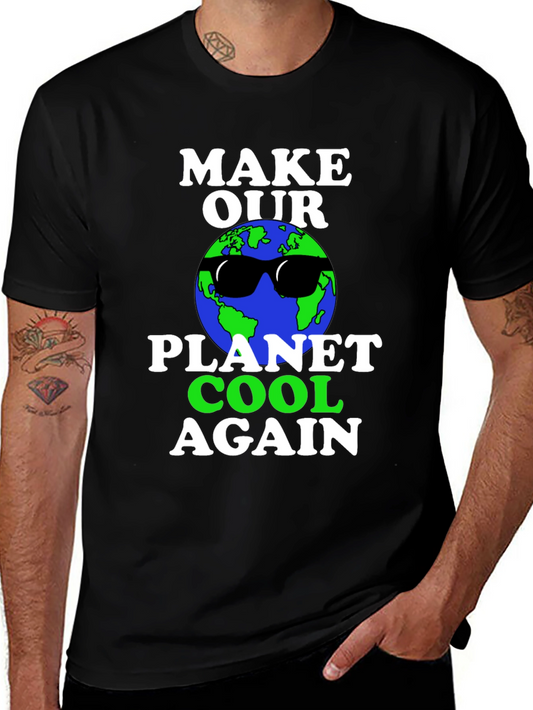 Cool Planet Graphic Tee - Earth Day Shirt