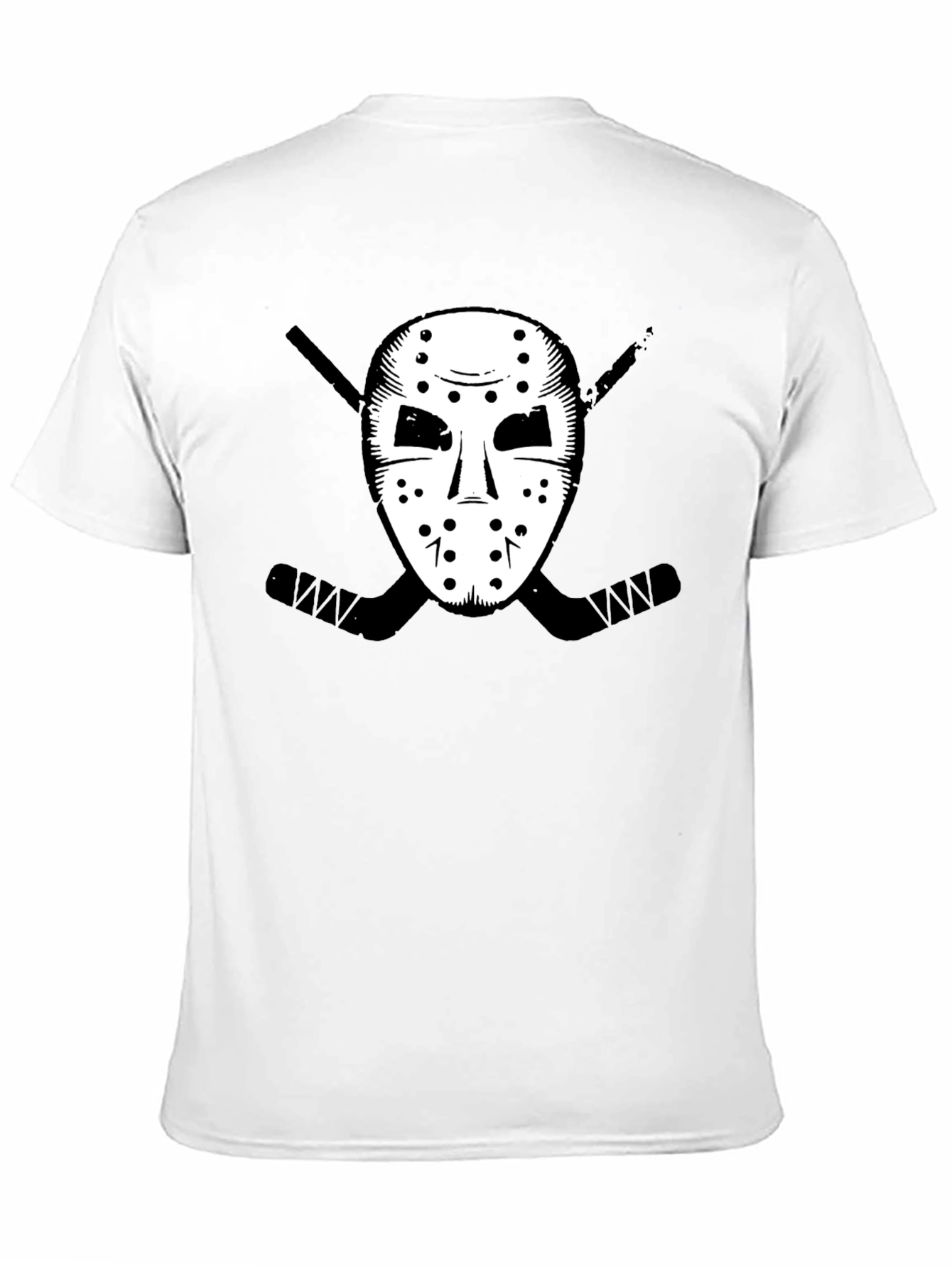 Hockey Mask Graphic Tee - Black T-Shirt