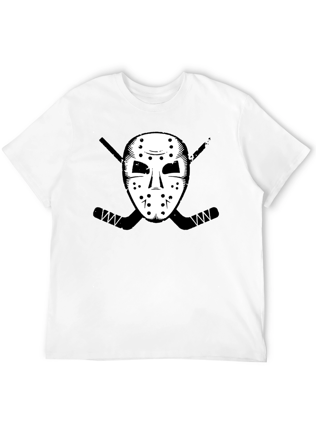 Hockey Mask Graphic Tee - Black T-Shirt