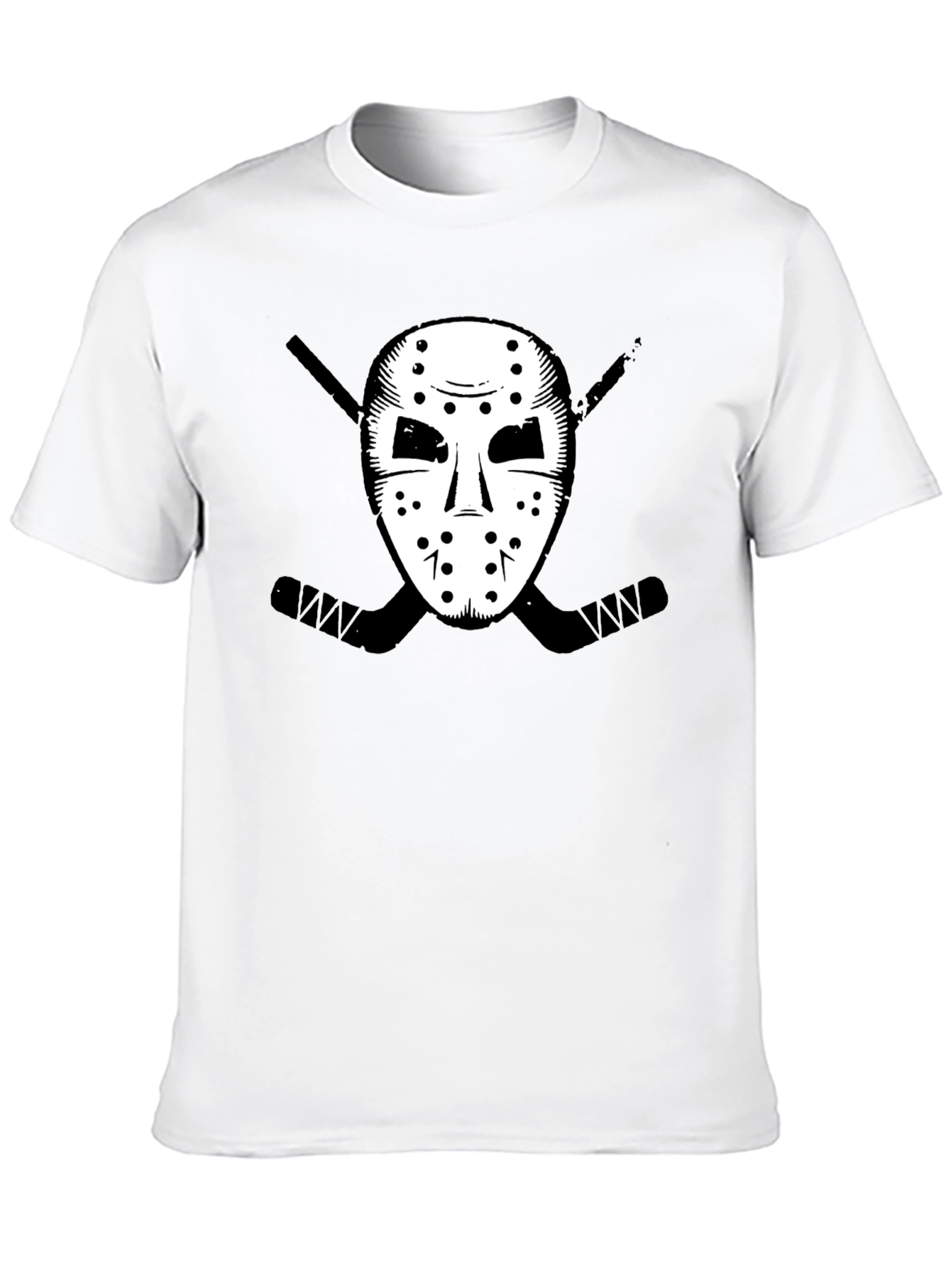 Hockey Mask Graphic Tee - Black T-Shirt