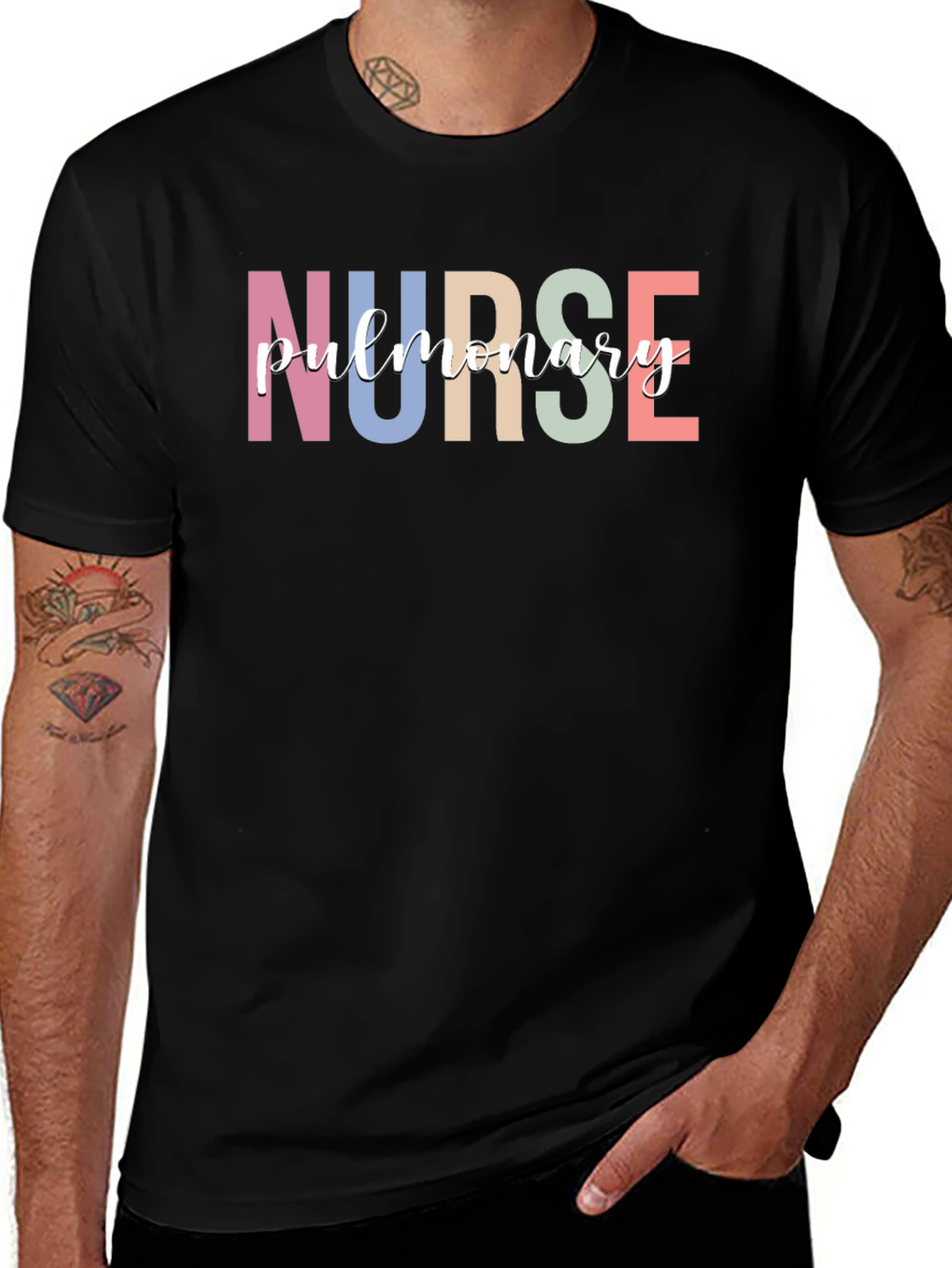Pulmonary Nurse T-Shirt: Stylish Medical Apparel