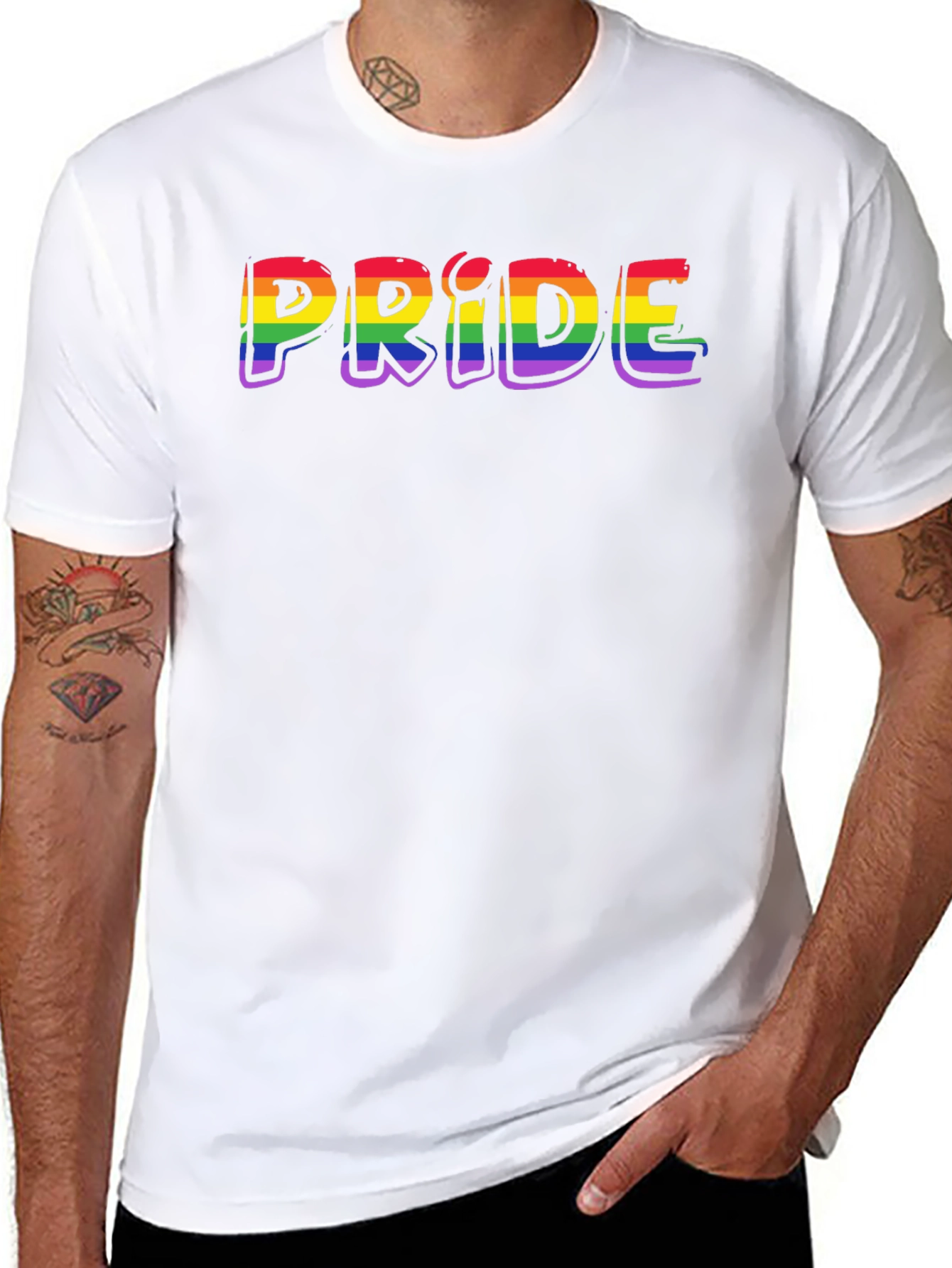 Rainbow Pride T-Shirt - LGBTQ+ Pride Month Apparel