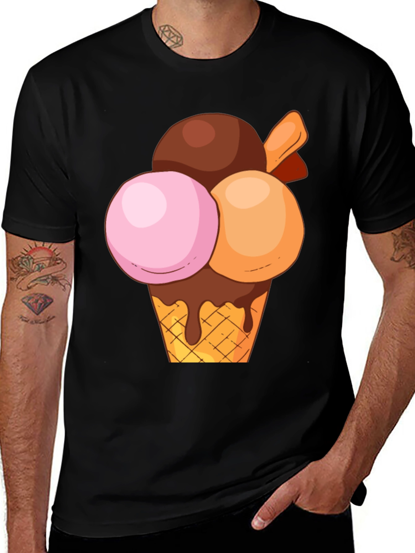 Ice Cream Graphic Tee - Sweet Treat Design