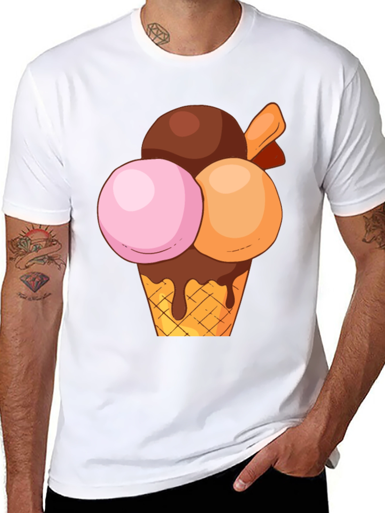 Ice Cream Graphic Tee - Sweet Treat Design