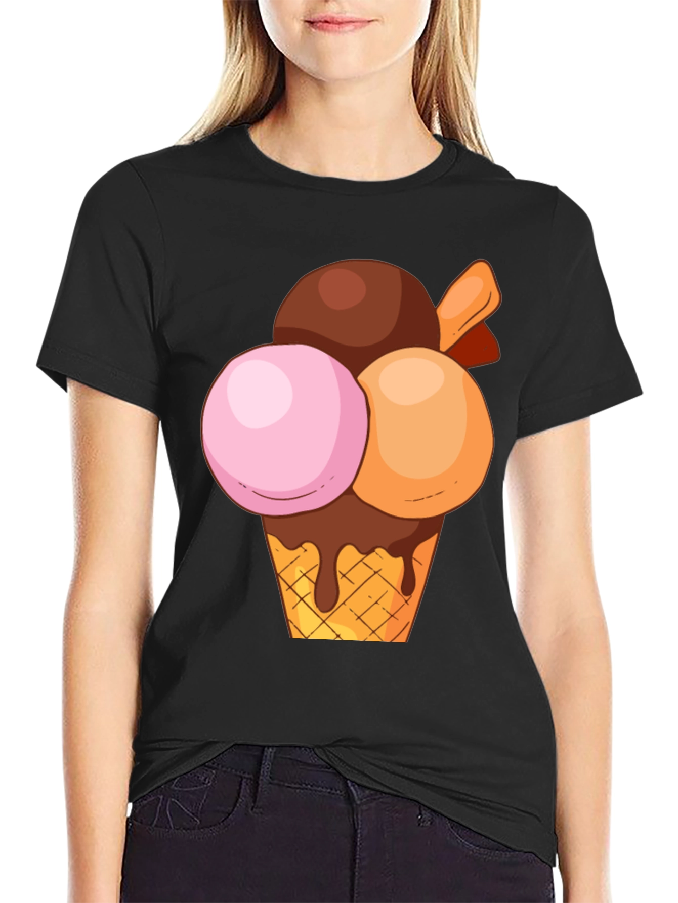 Ice Cream Graphic Tee - Sweet Treat Design