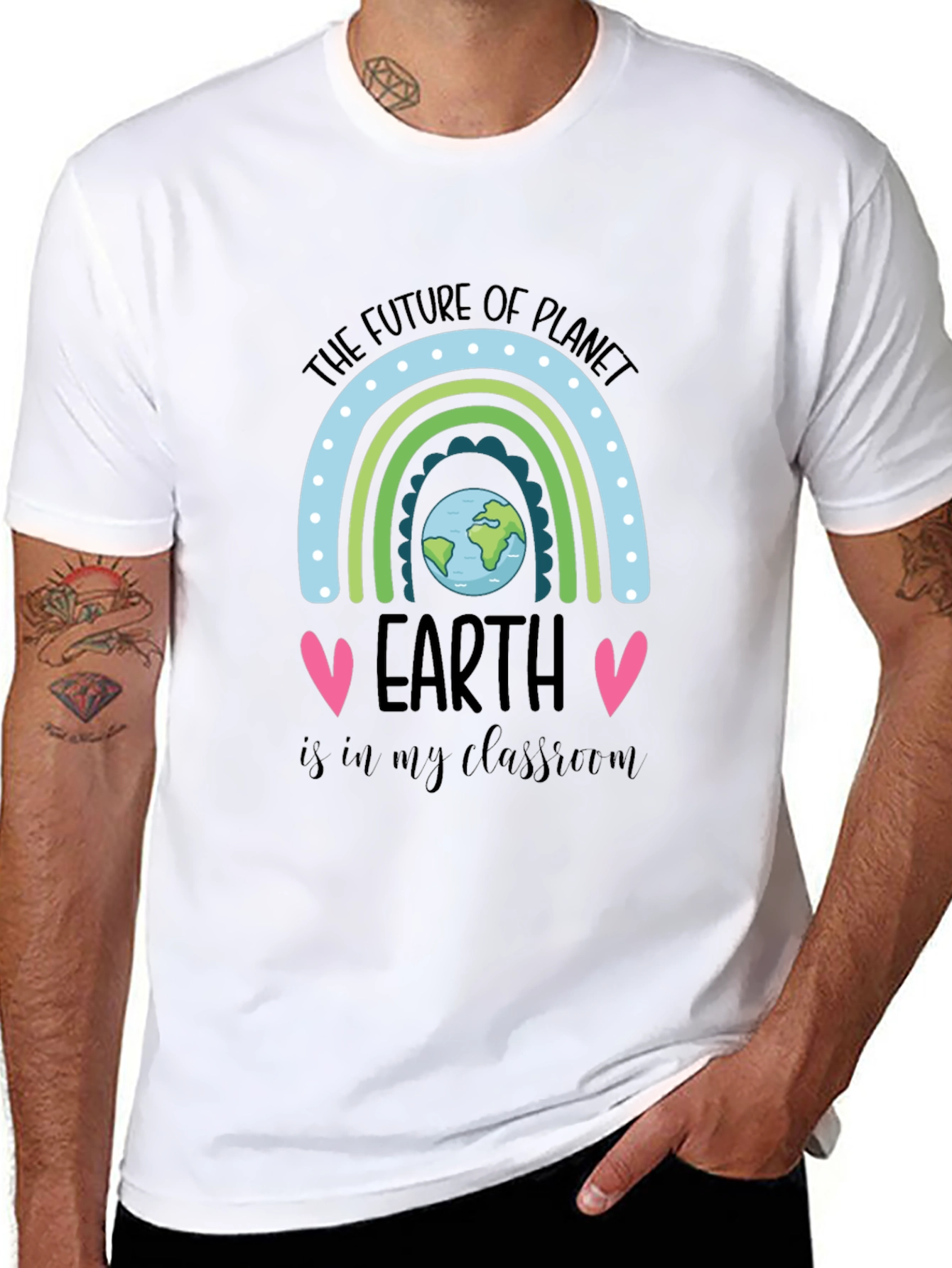 Future of Planet Earth T-Shirt - Teacher Tee