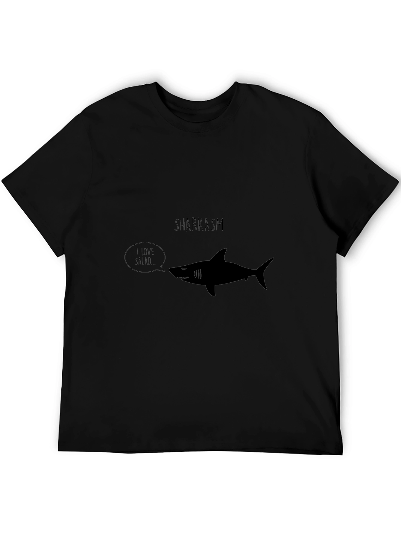 Sharkasm I Love Salad Graphic T-Shirt