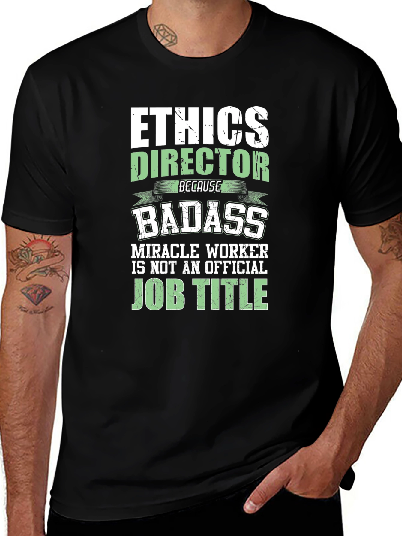 Ethics Director Badass Graphic T-Shirt