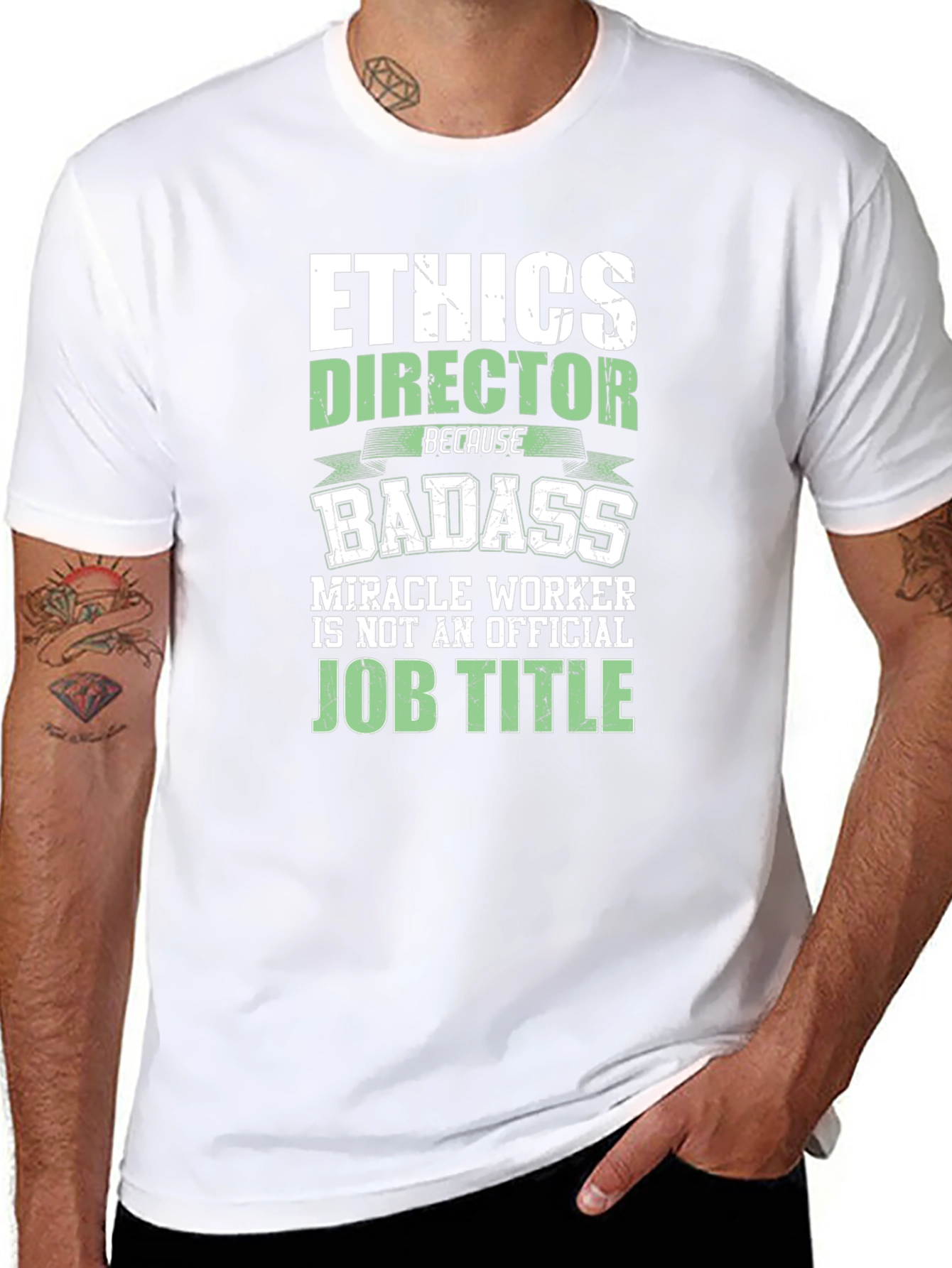 Ethics Director Badass Graphic T-Shirt