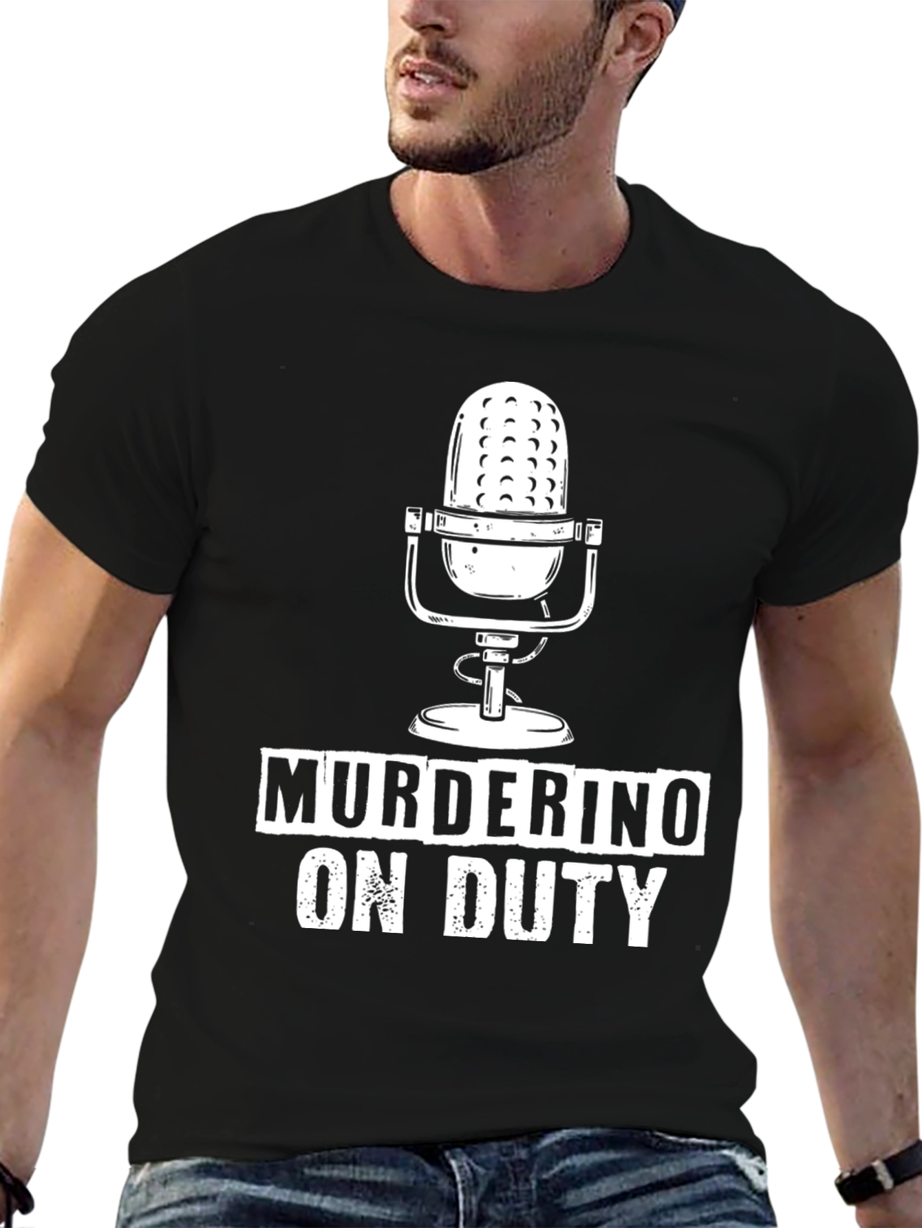 Murderino On Duty Graphic T-Shirt - Podcast Fan Tee