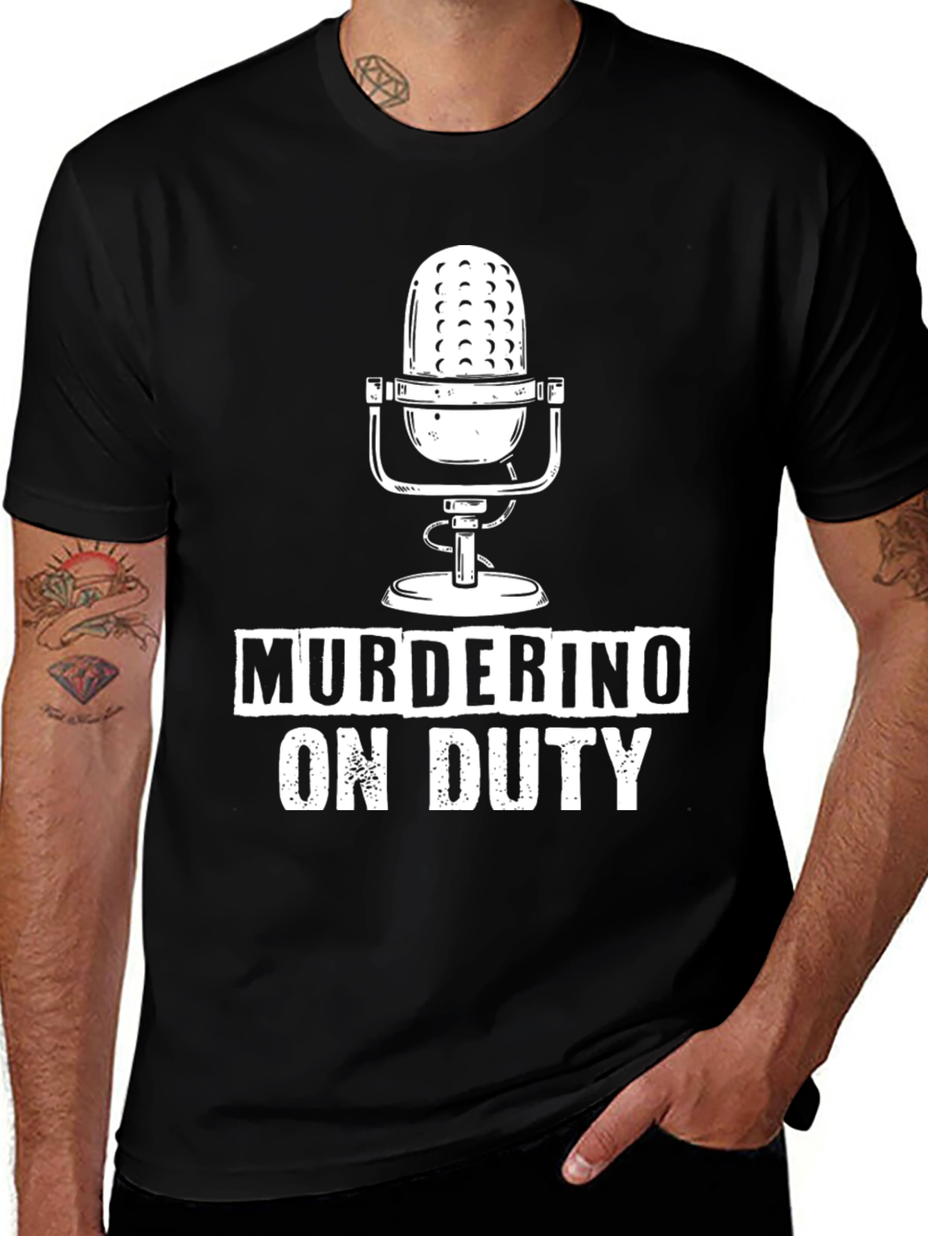 Murderino On Duty Graphic T-Shirt - Podcast Fan Tee