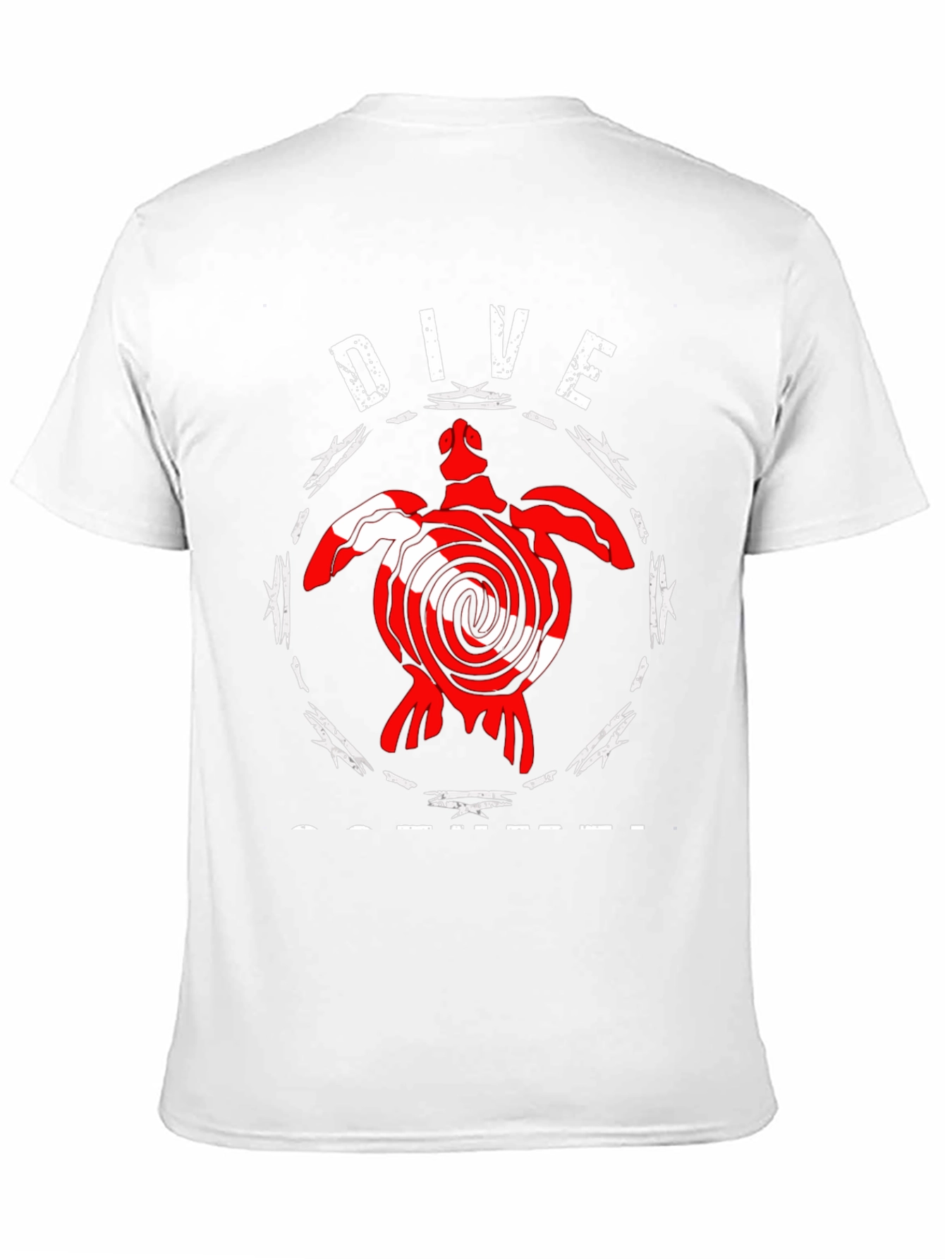 Dive Scuba Turtle Graphic T-Shirt