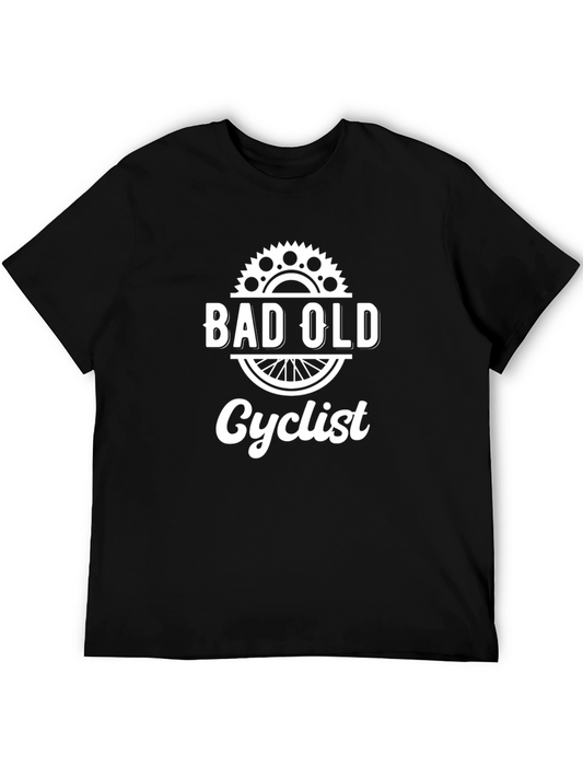 Bad Old Cyclist T-Shirt - Funny Cycling Apparel