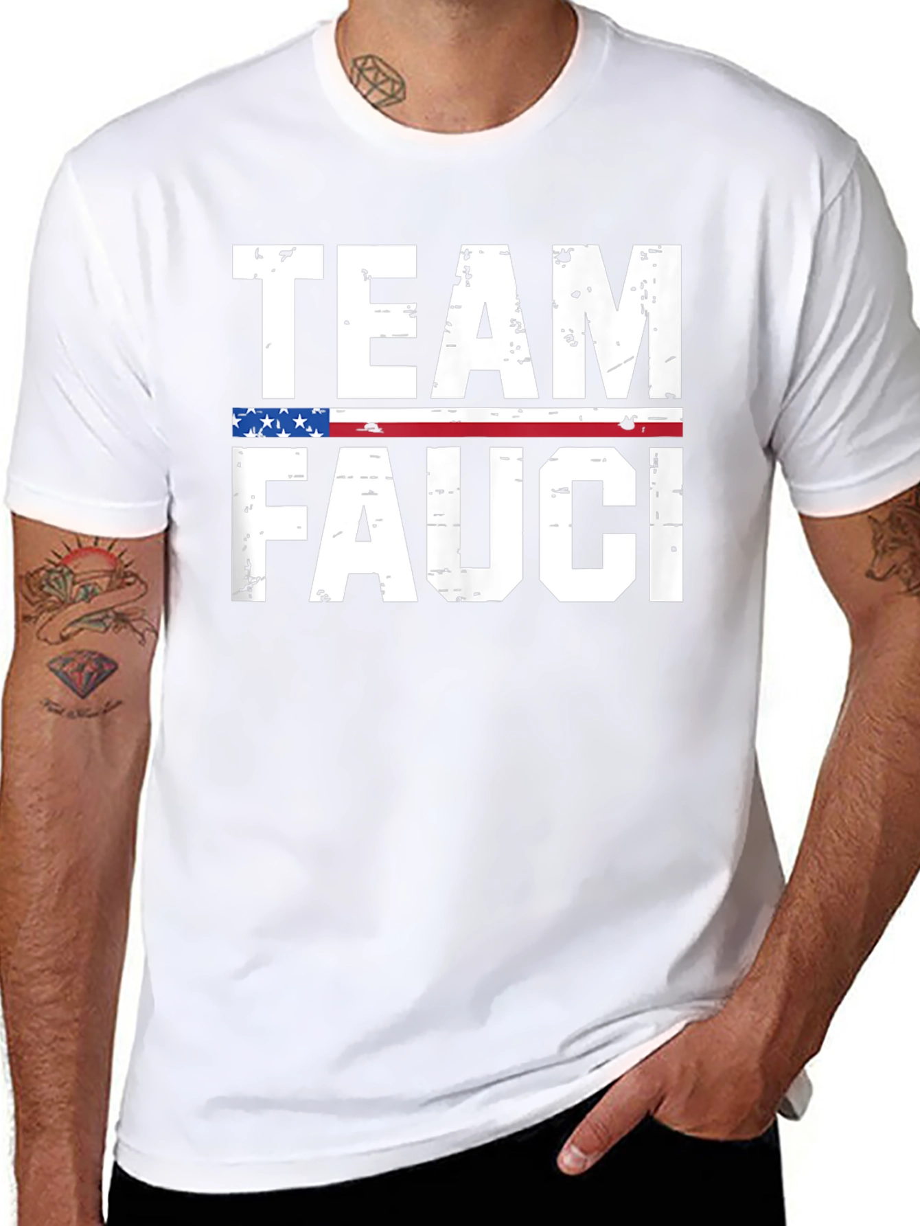 Team Fauci T-Shirt - Patriotic Support