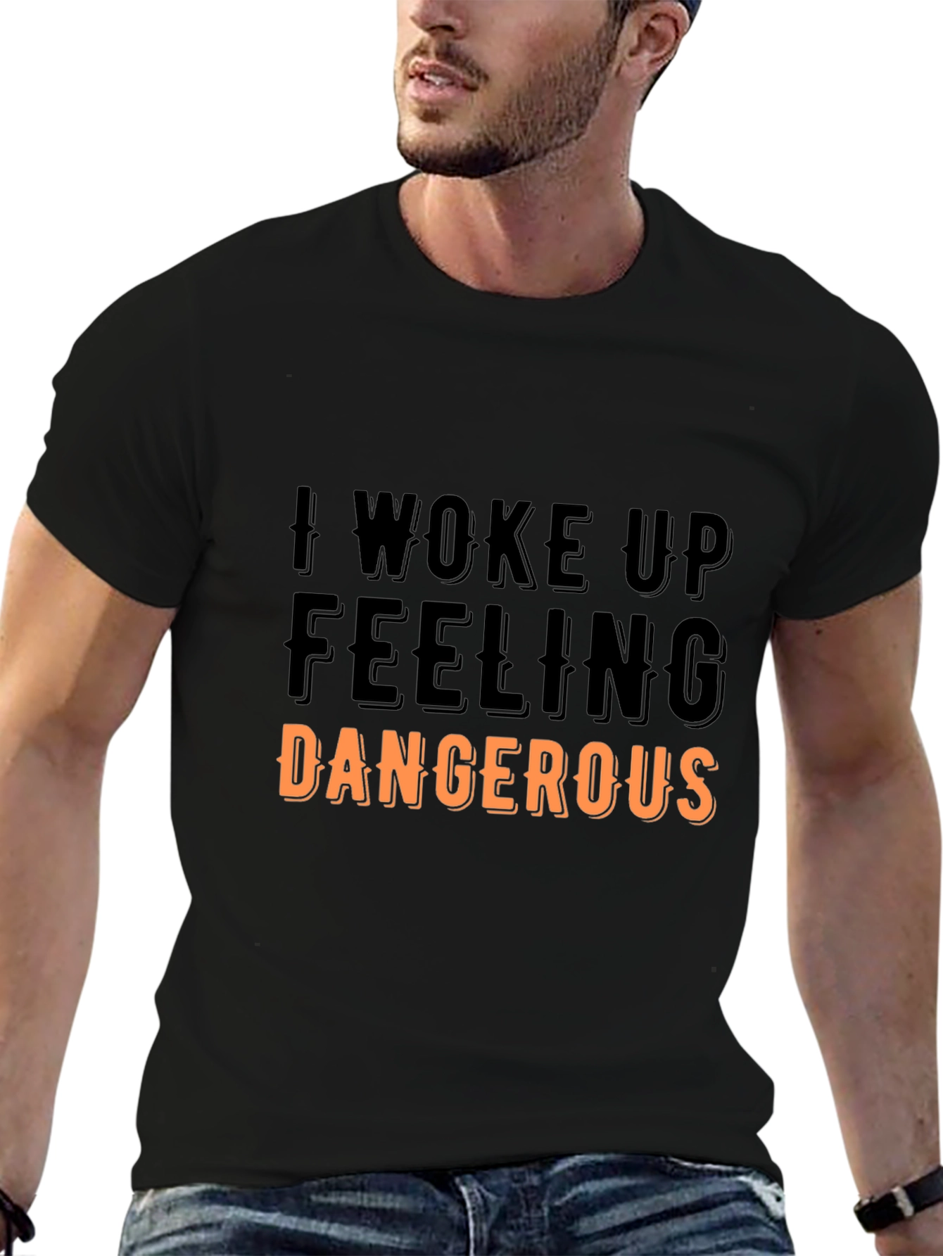 Dangerous Feeling Black T-Shirt