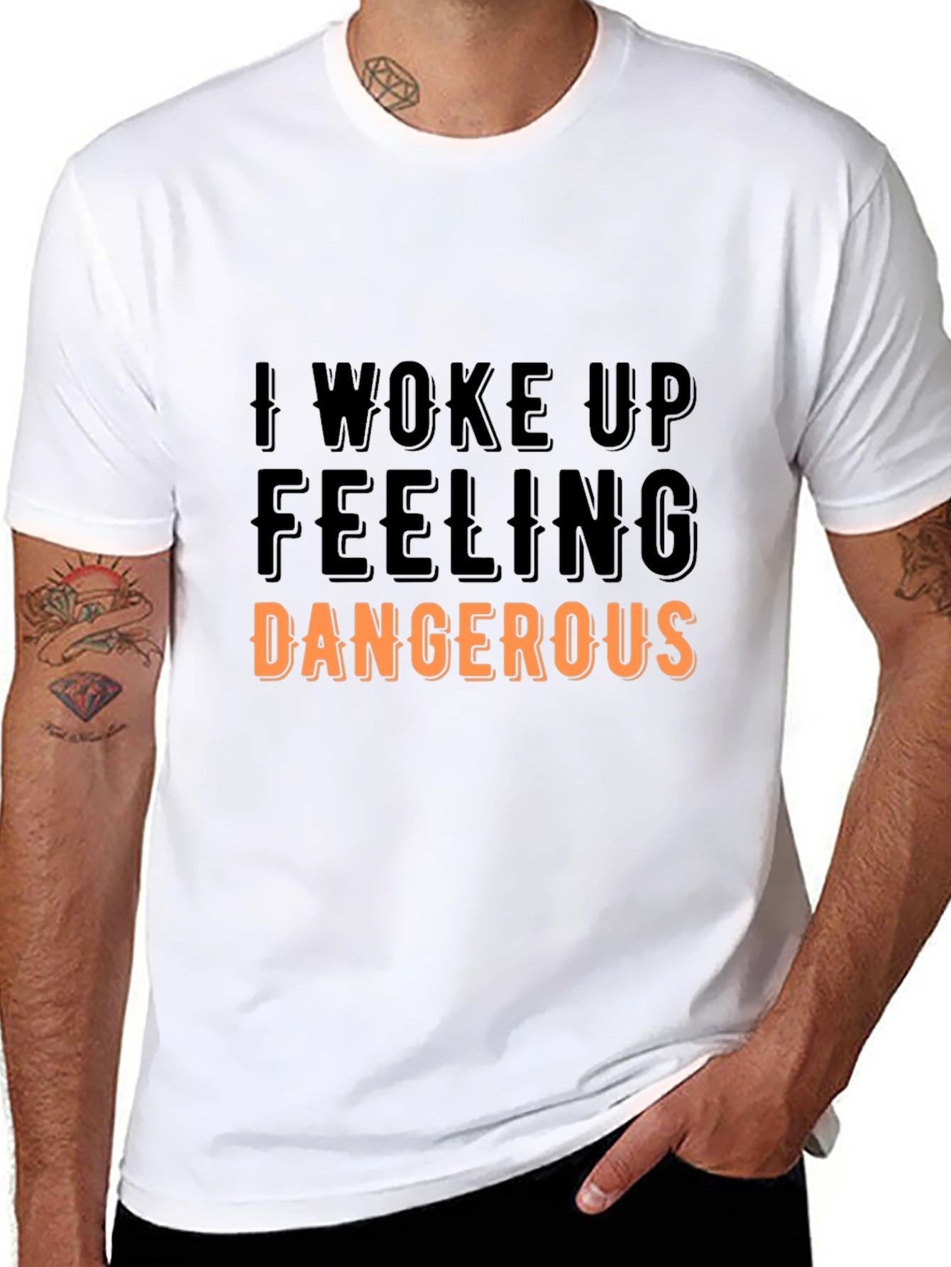 Dangerous Feeling Black T-Shirt