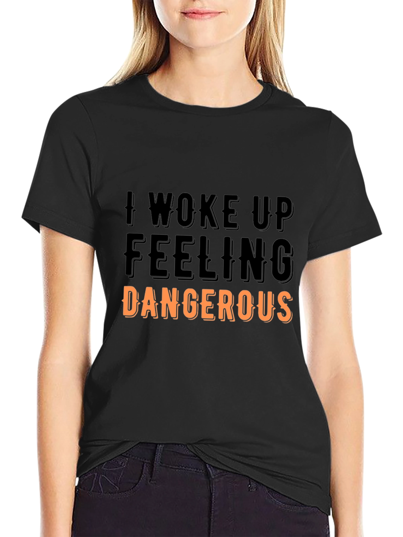 Dangerous Feeling Black T-Shirt