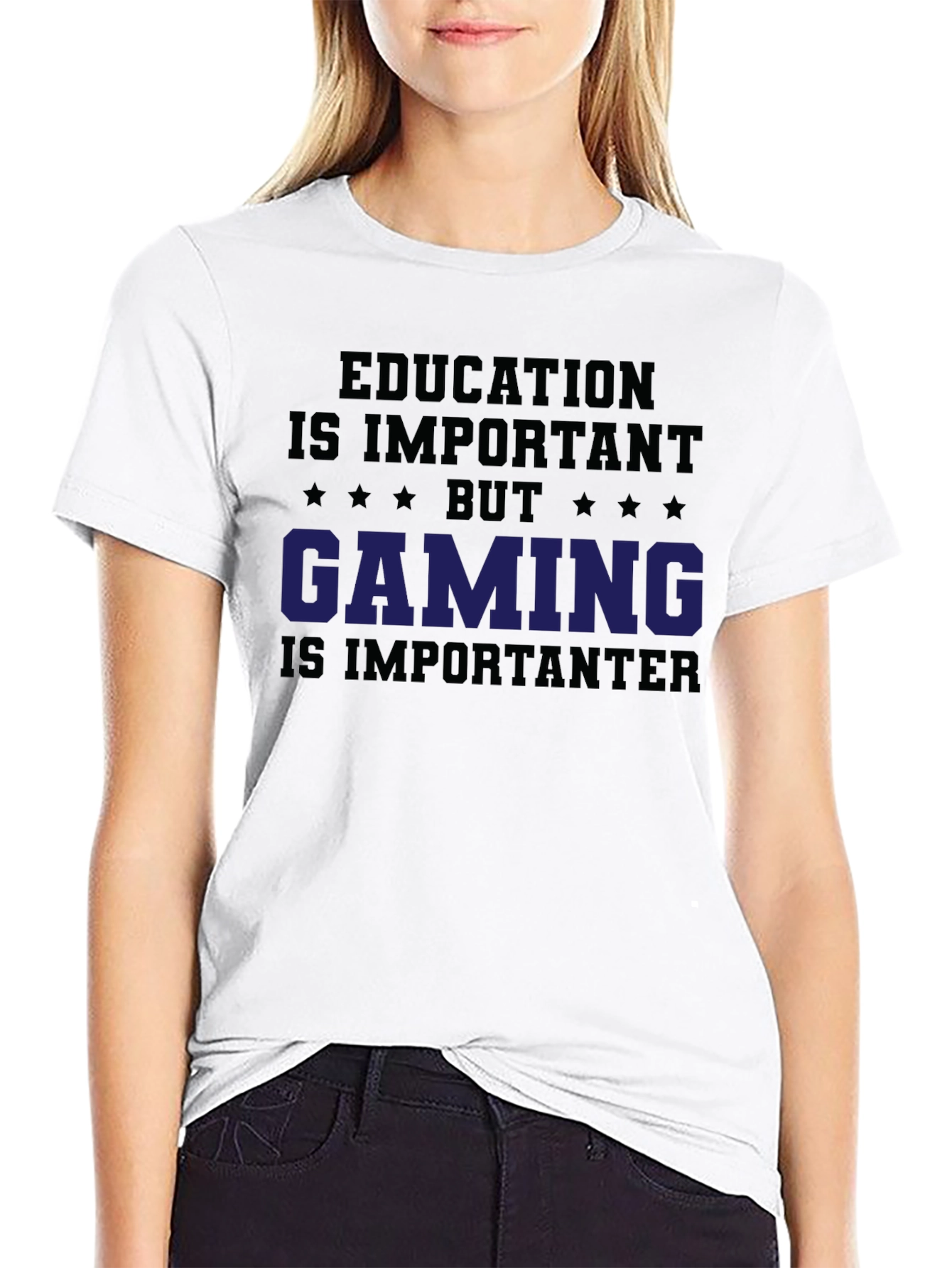 Education Important? Gaming T-Shirt