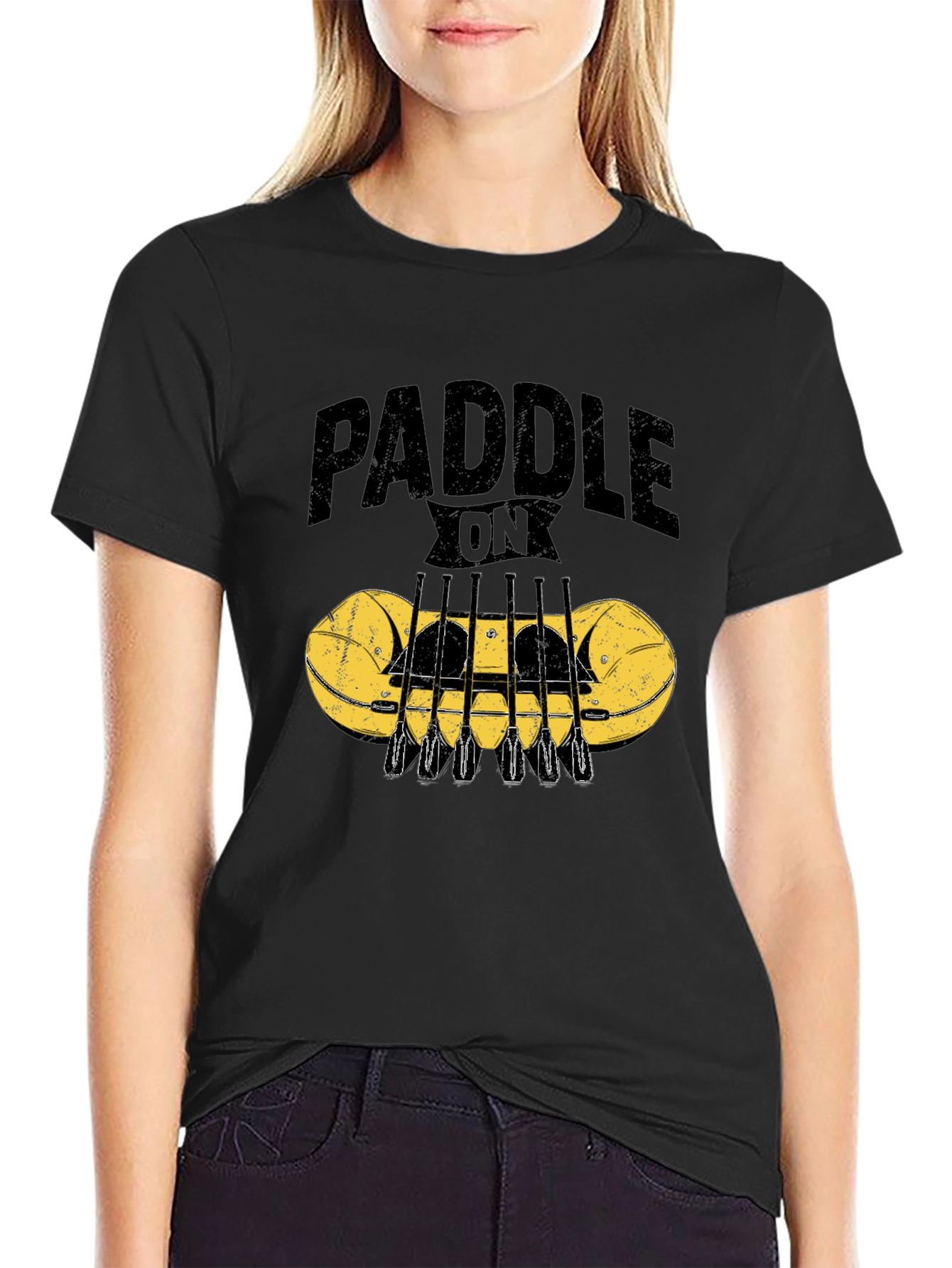 Paddle On Rafting Graphic T-Shirt