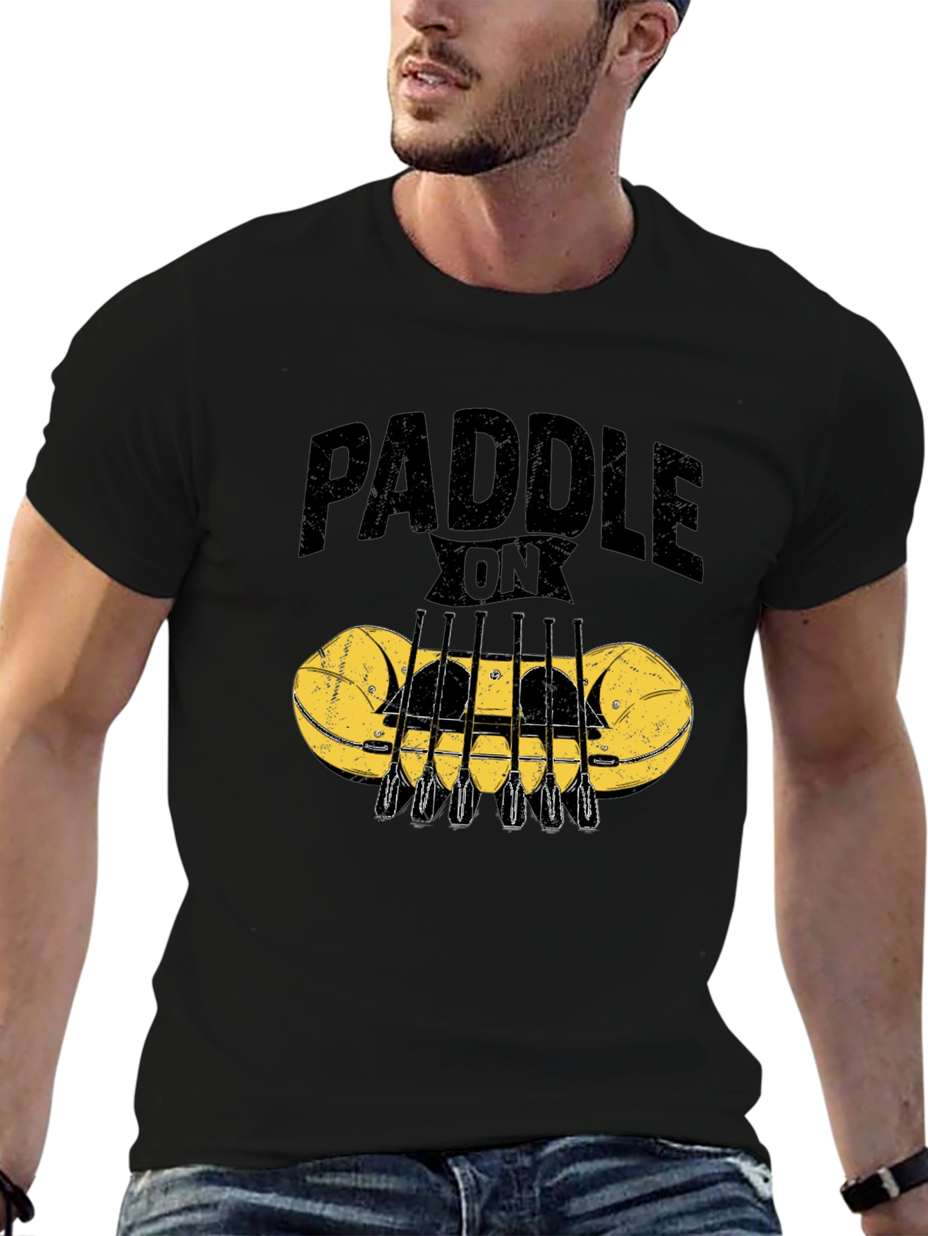 Paddle On Rafting Graphic T-Shirt