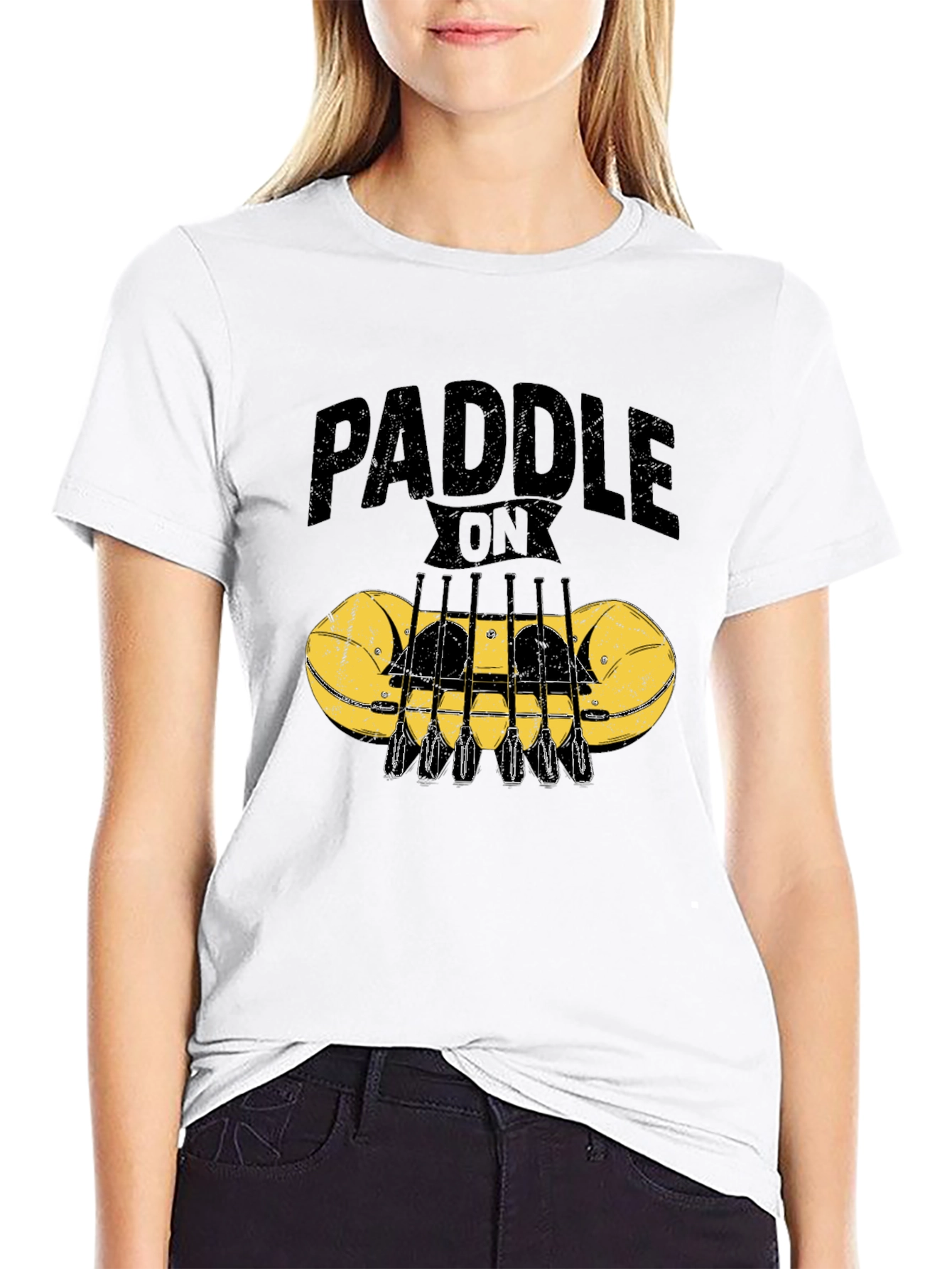 Paddle On Rafting Graphic T-Shirt