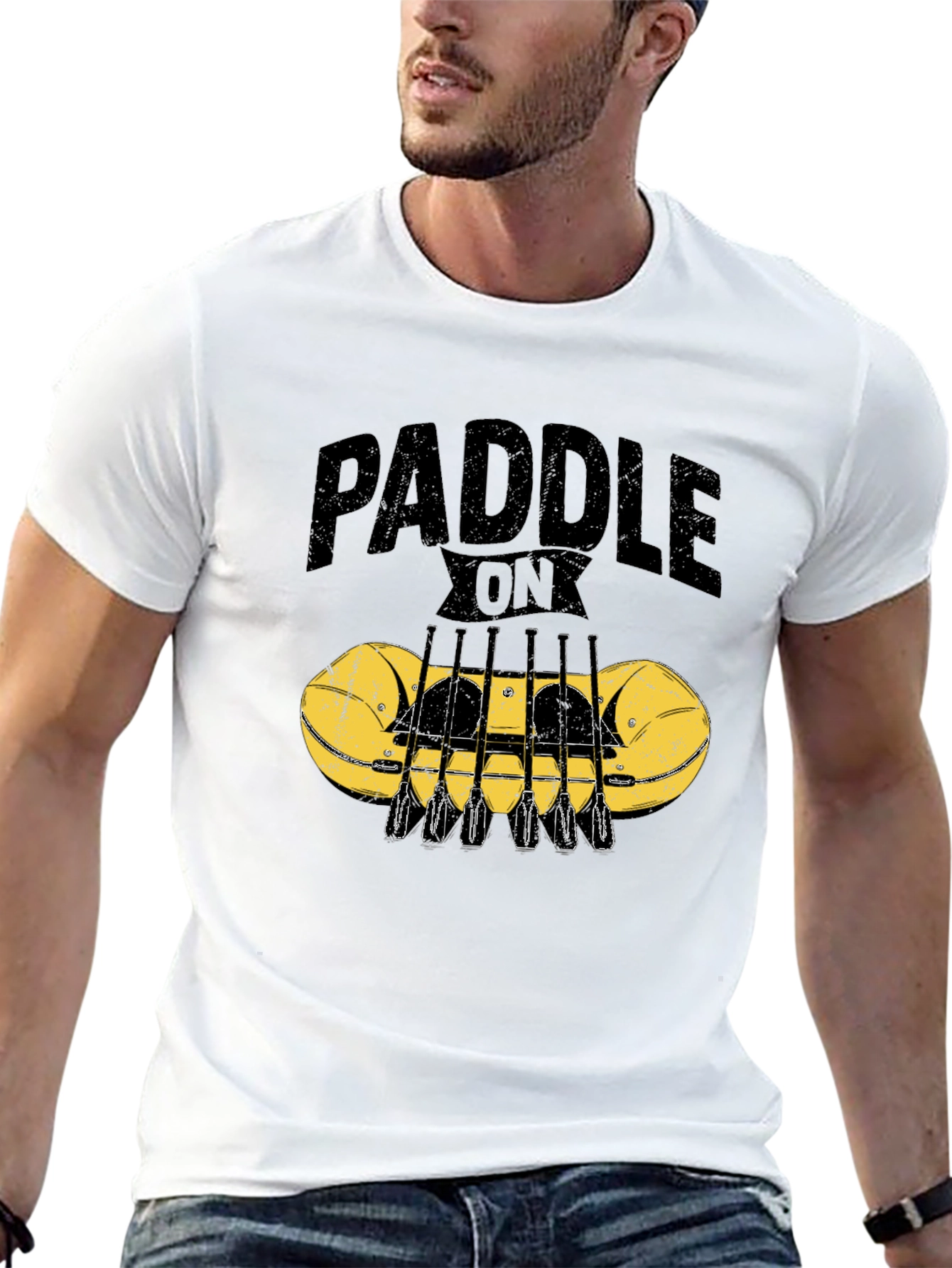 Paddle On Rafting Graphic T-Shirt