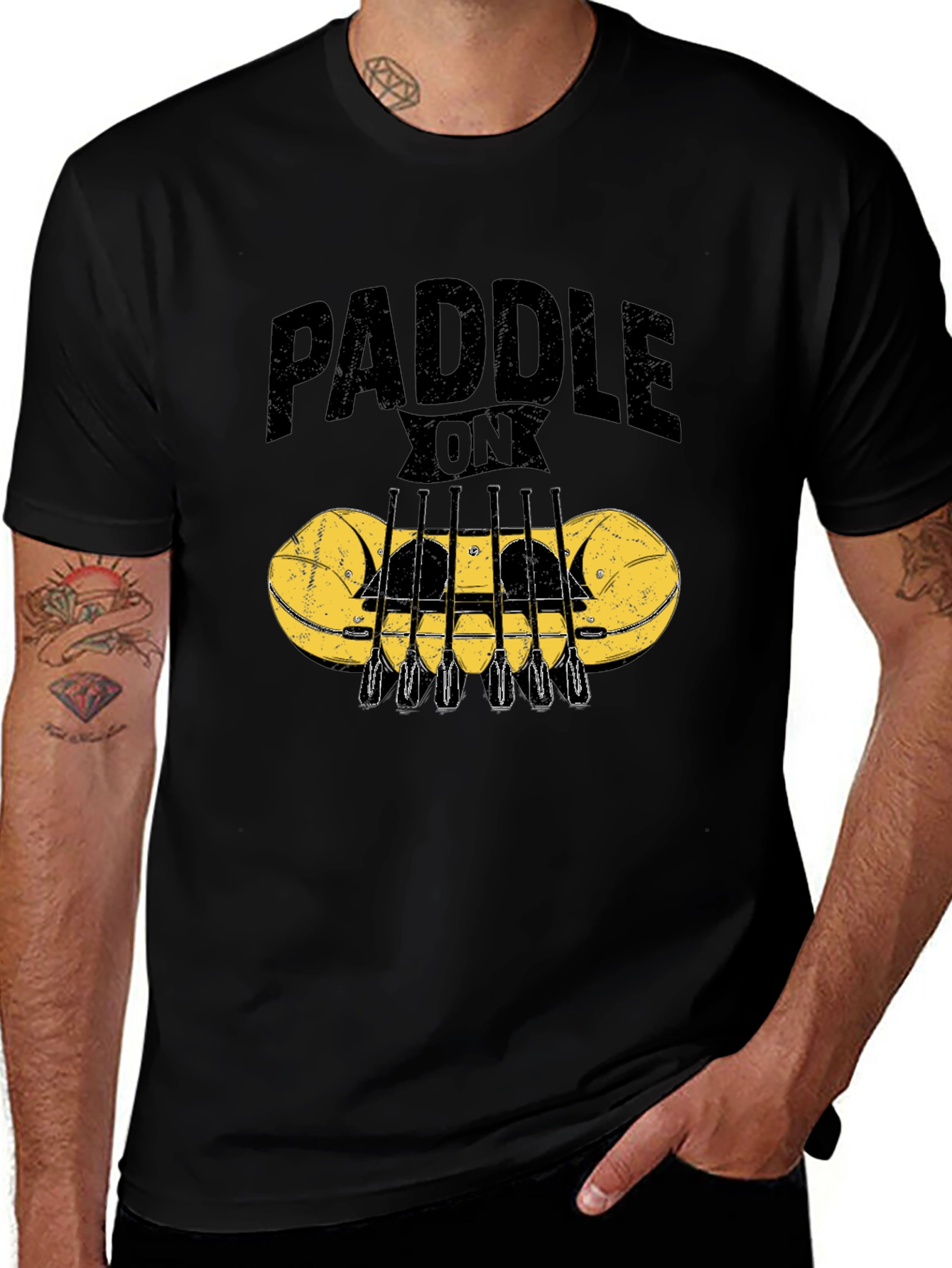 Paddle On Rafting Graphic T-Shirt