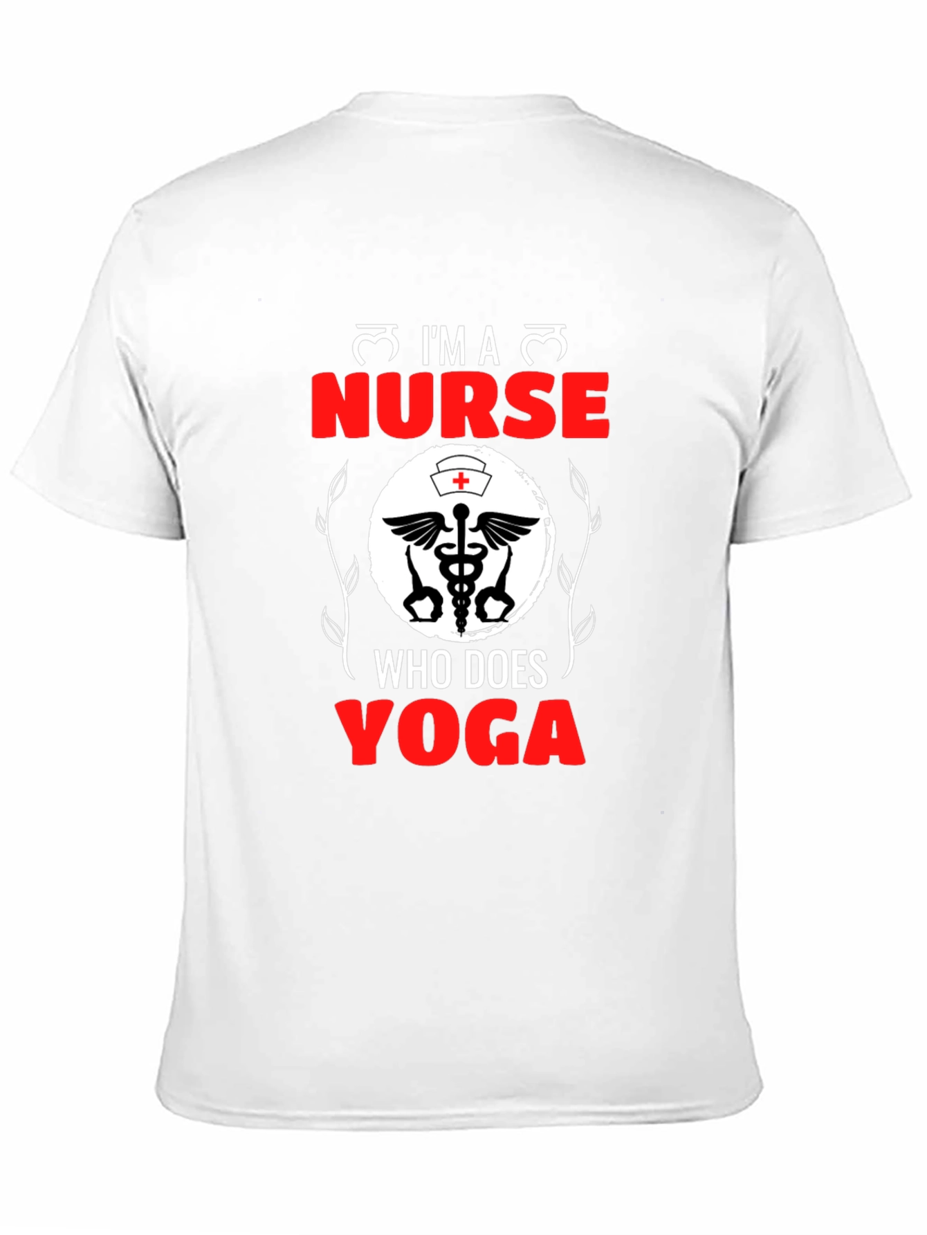 Im a Nurse Who Does Yoga Black T-Shirt