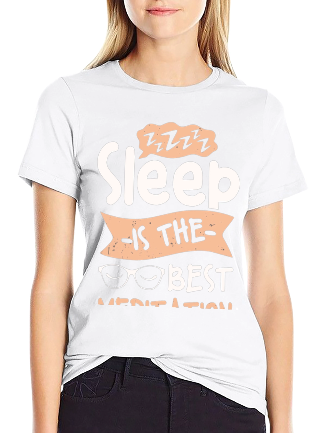 Sleep is The Best Meditation Graphic Tee