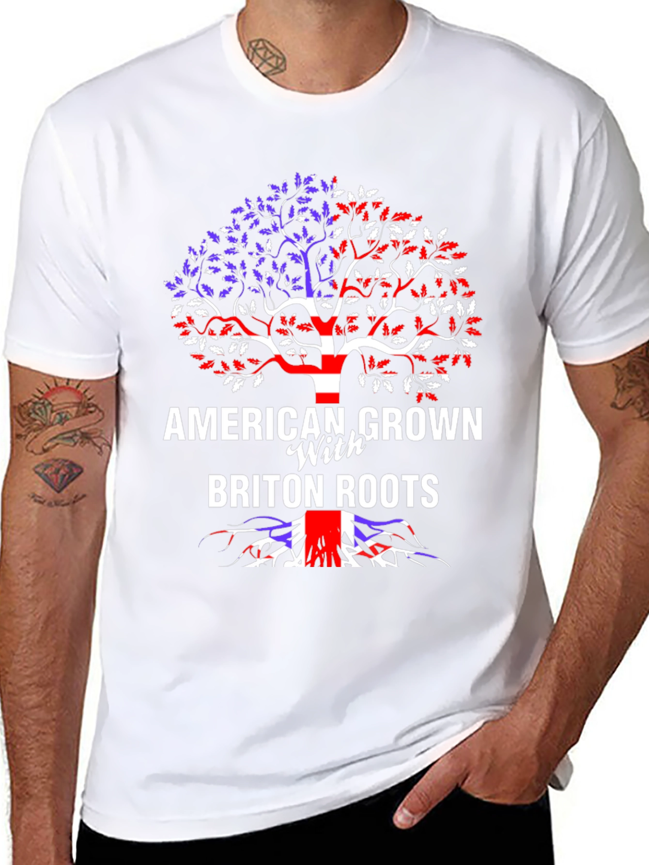 American Grown with Briton Roots Graphic Tee
