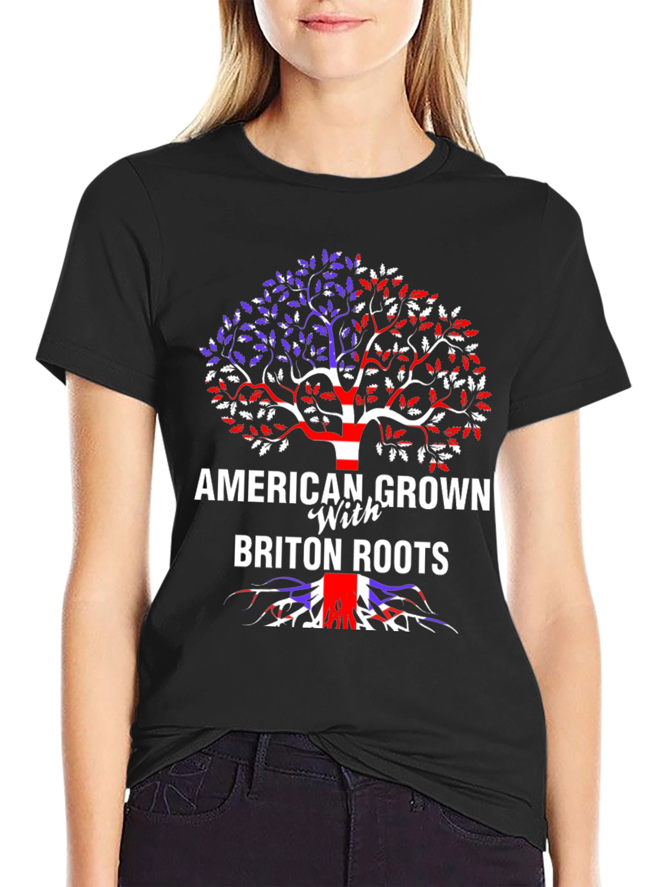 American Grown with Briton Roots Graphic Tee