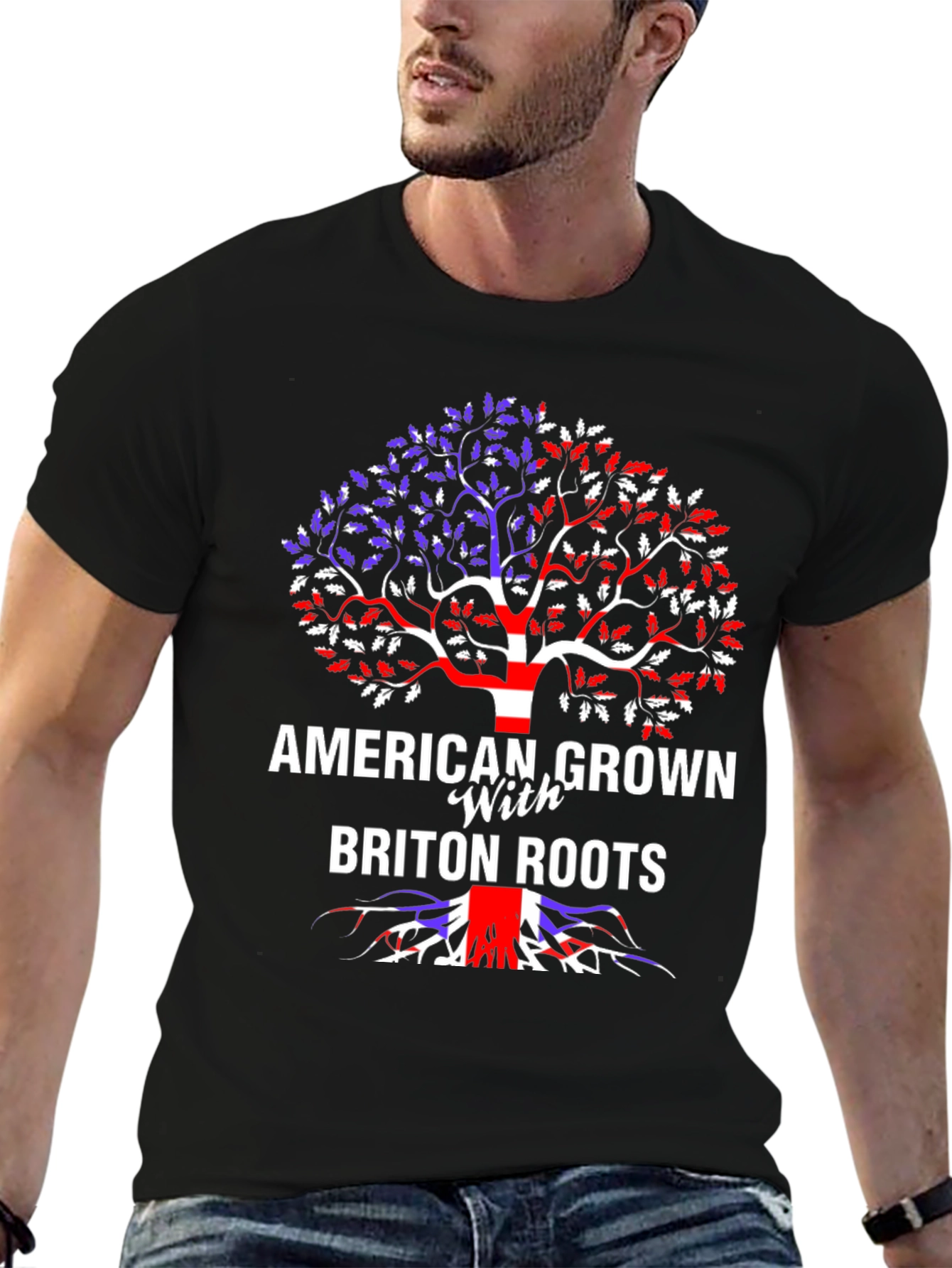 American Grown with Briton Roots Graphic Tee