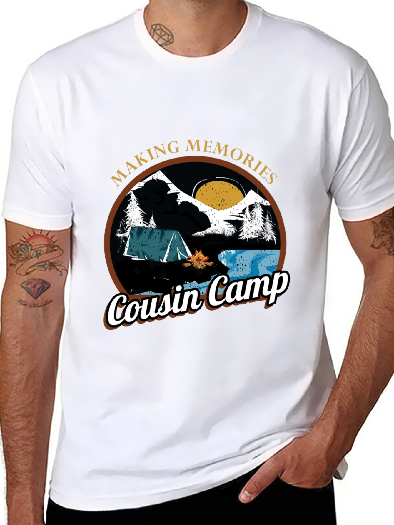 Cousin Camp Memories T-Shirt - Camping Adventure Tee