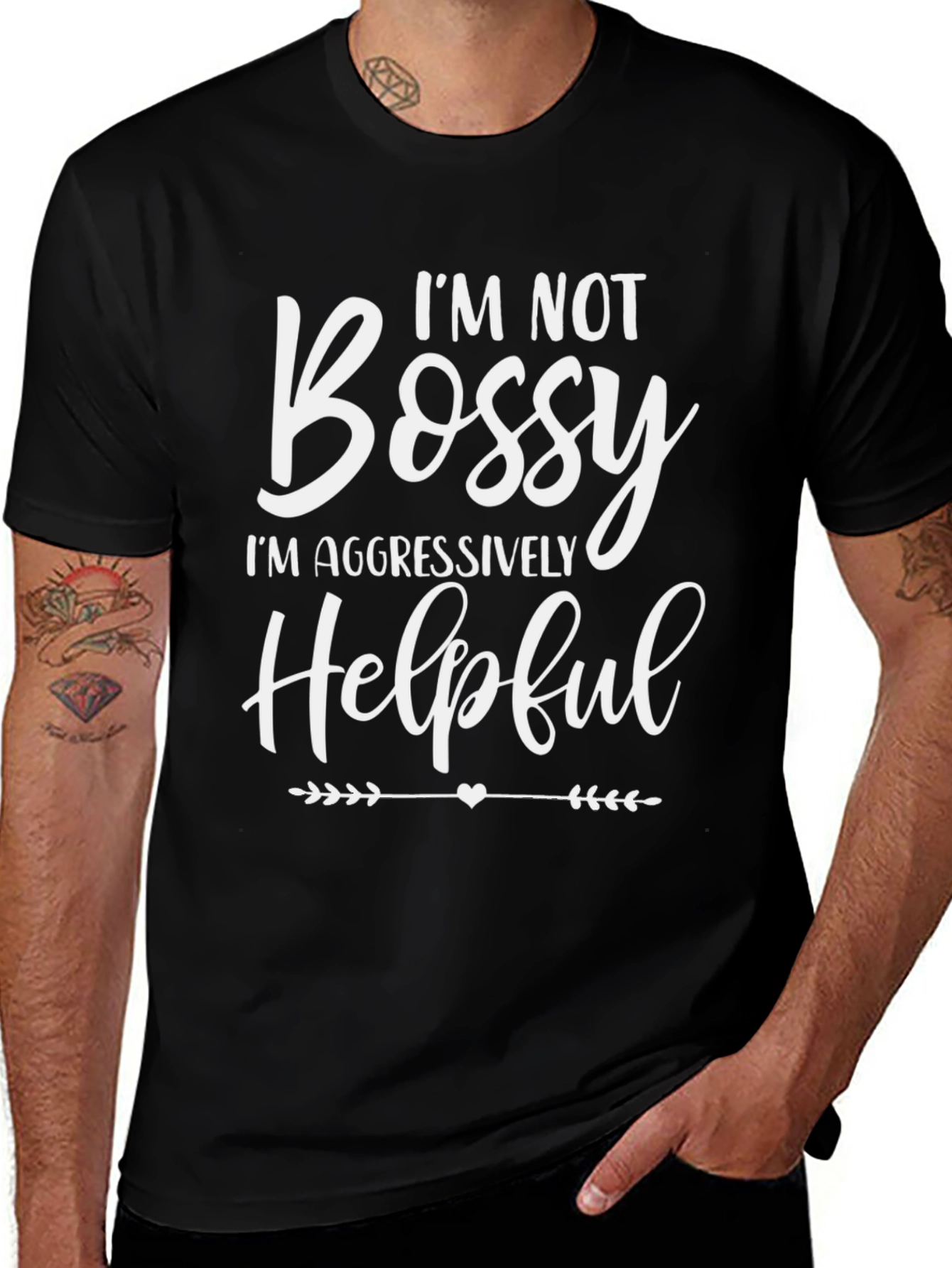 Funny Im Not Bossy Graphic T-Shirt