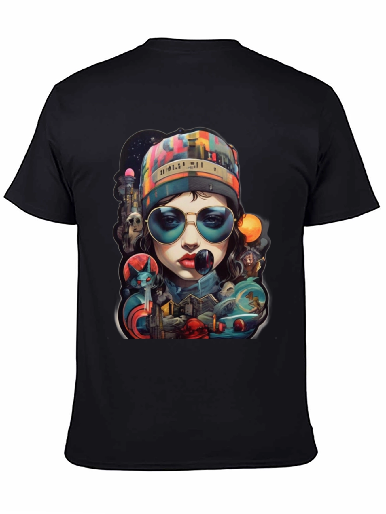 Artistic Graphic Print T-Shirt - Stylish Streetwear