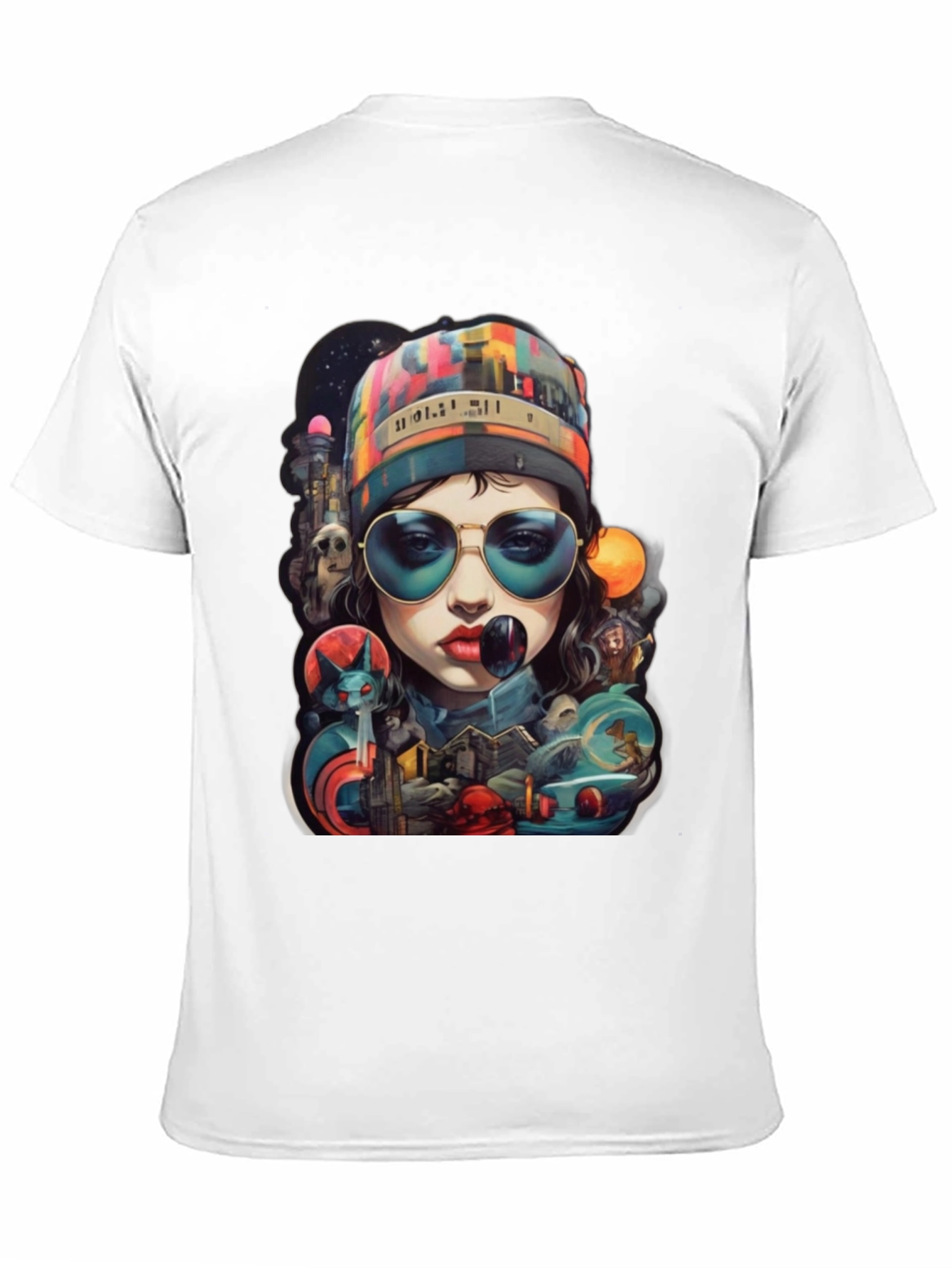 Artistic Graphic Print T-Shirt - Stylish Streetwear