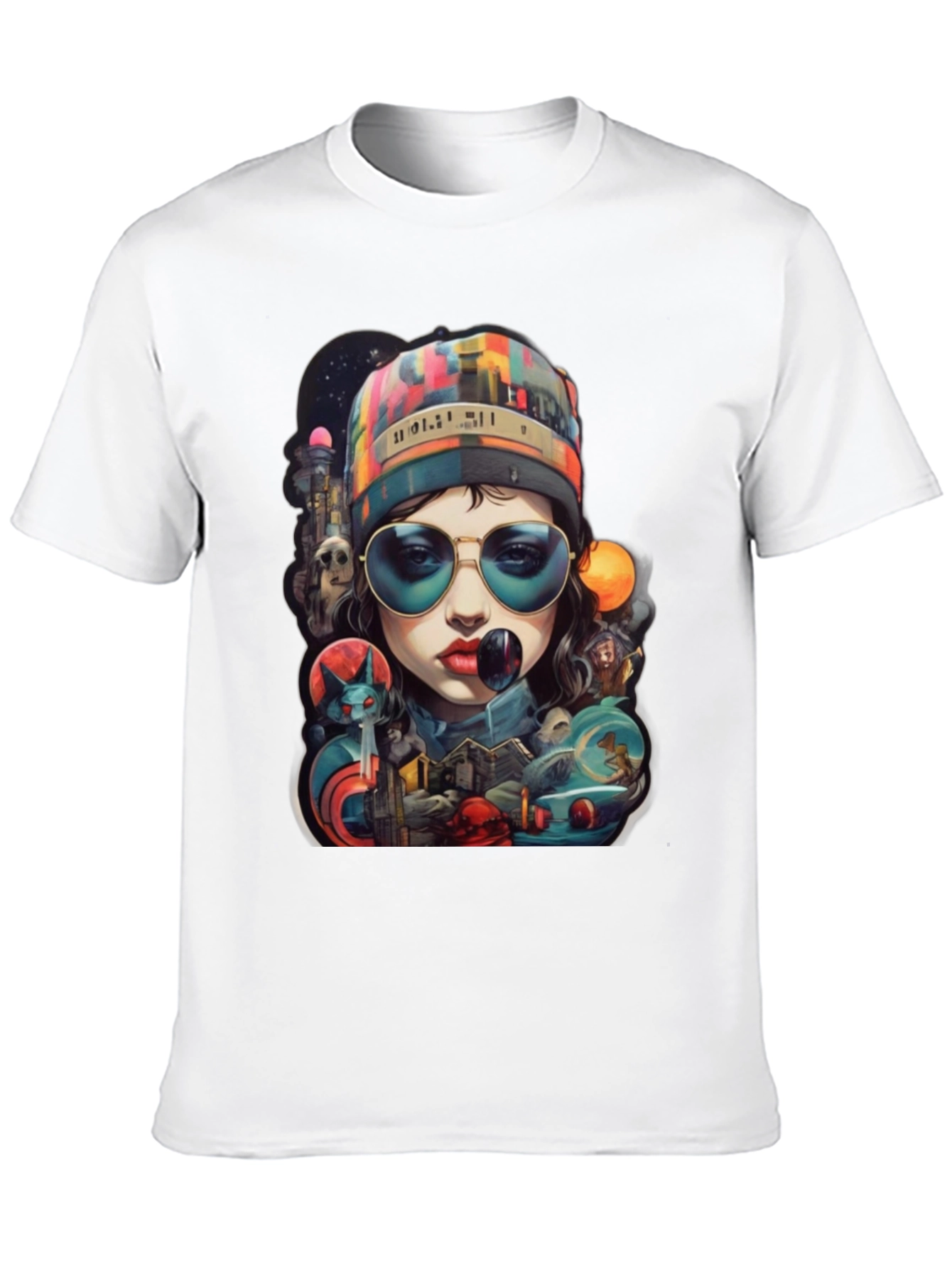 Artistic Graphic Print T-Shirt - Stylish Streetwear