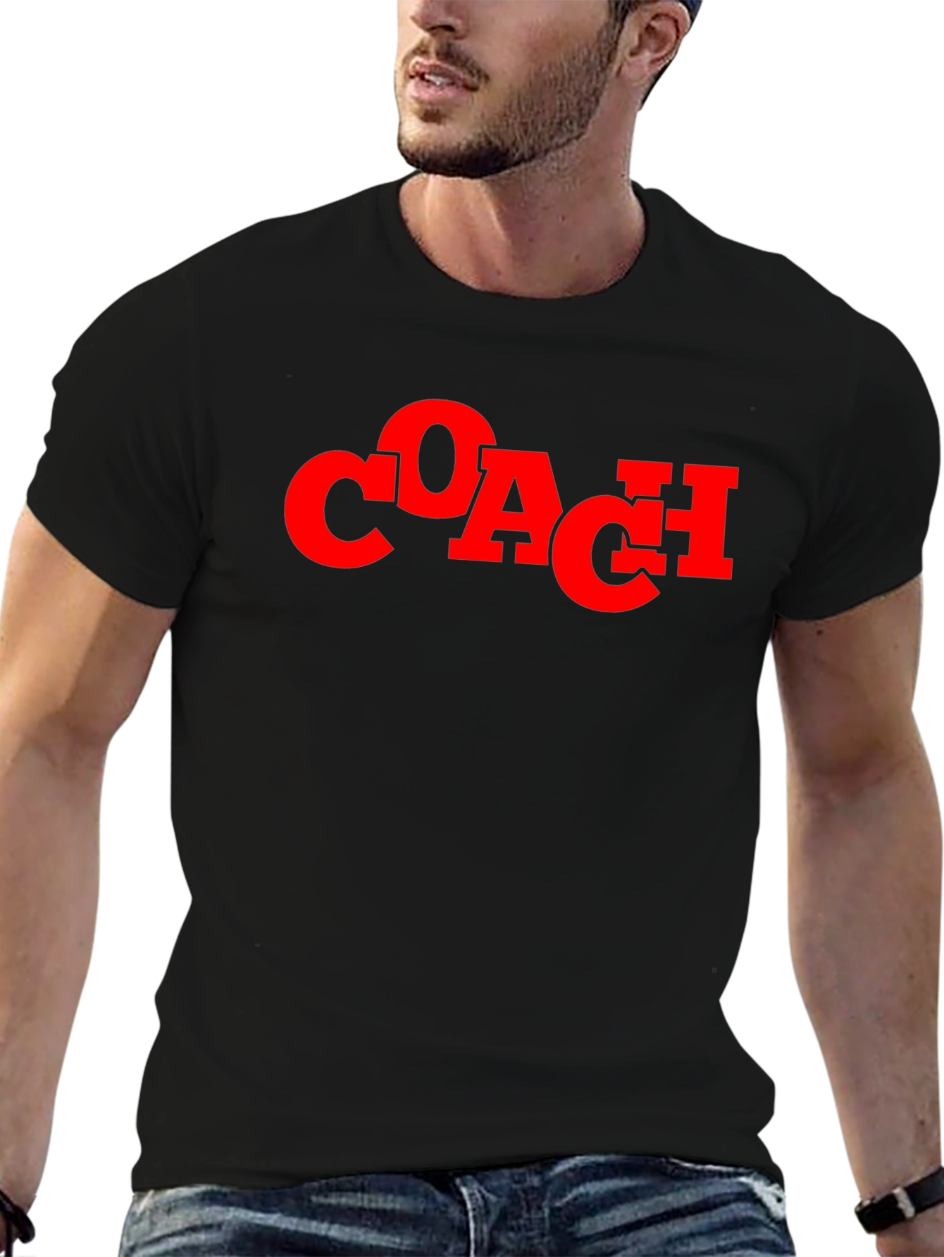 Bold Coach Graphic T-Shirt