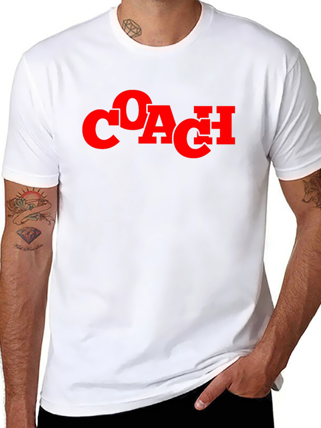 Bold Coach Graphic T-Shirt
